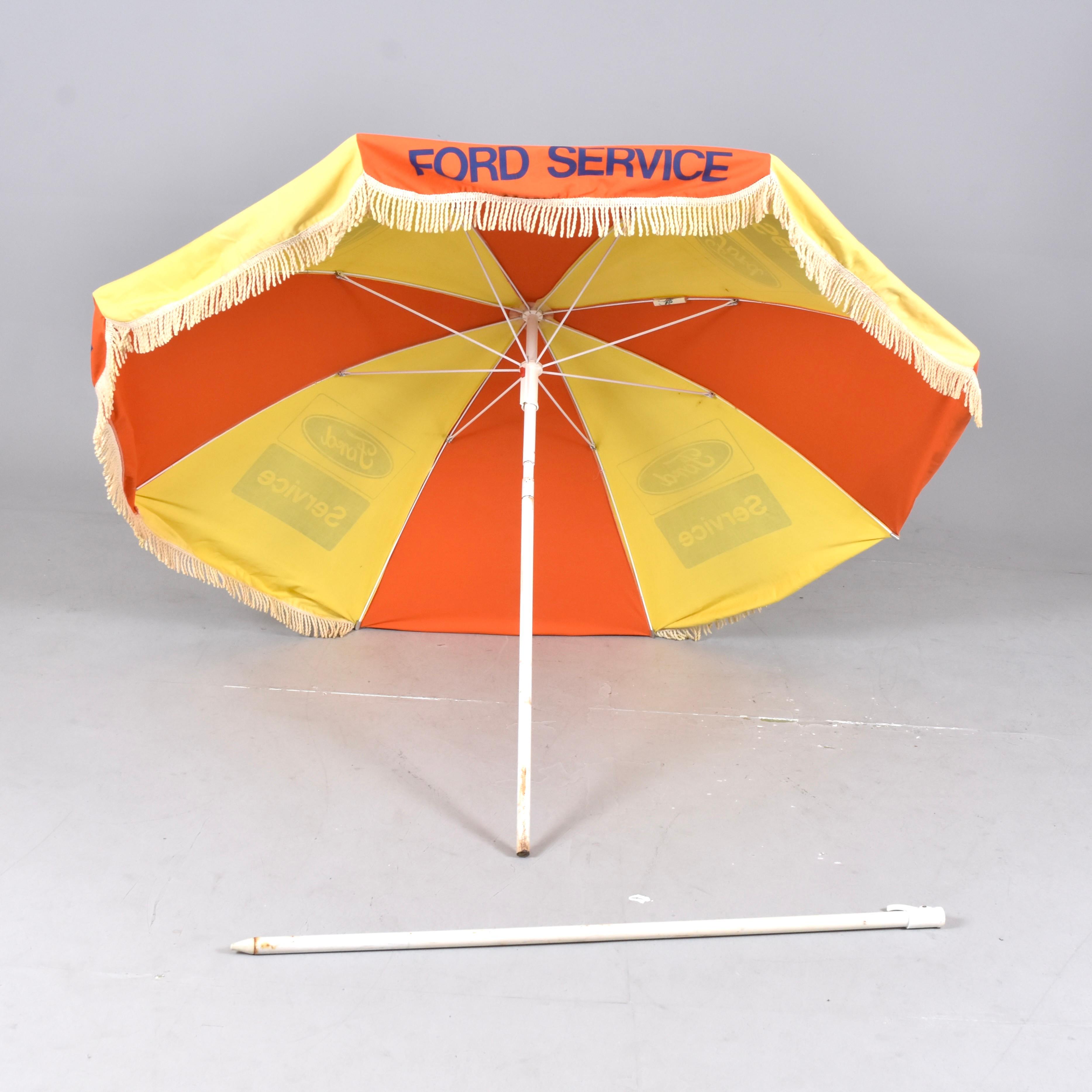 REKLAMPARASOLL, "Ford Service".