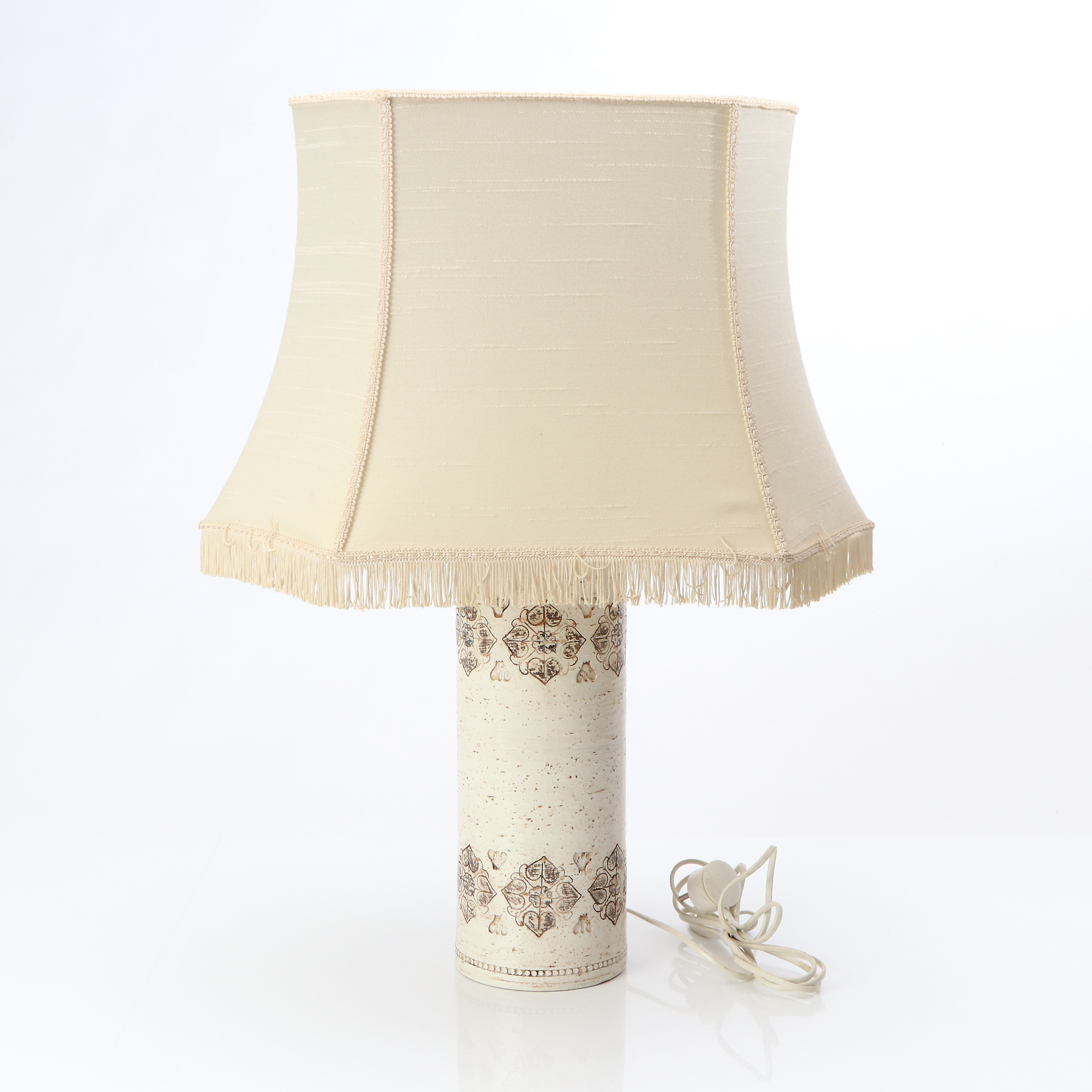 BITOSSI, BORDSLAMPA. Keramik. Italien. Märkt undertill.