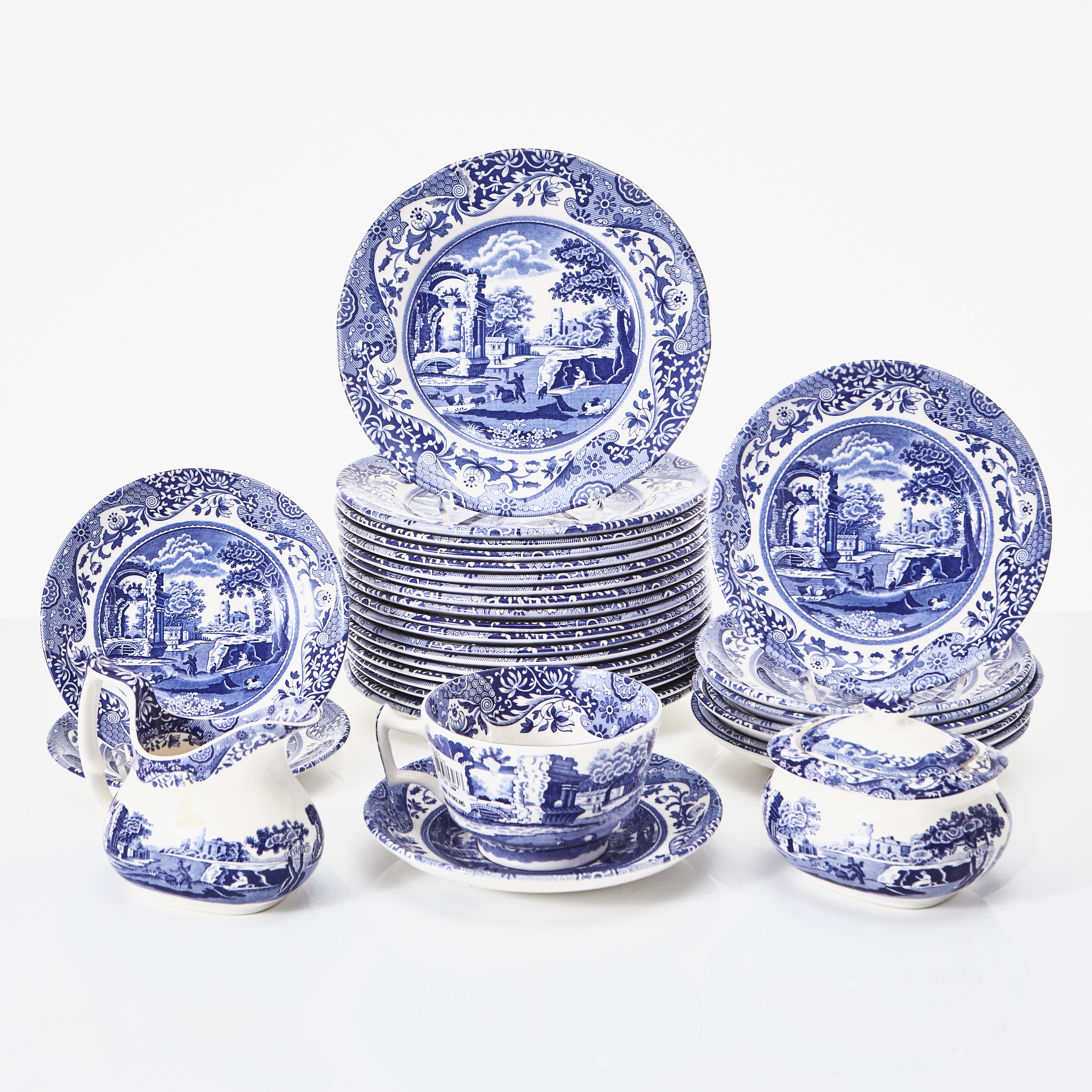 SPODE, teservis, "Blue Italian".