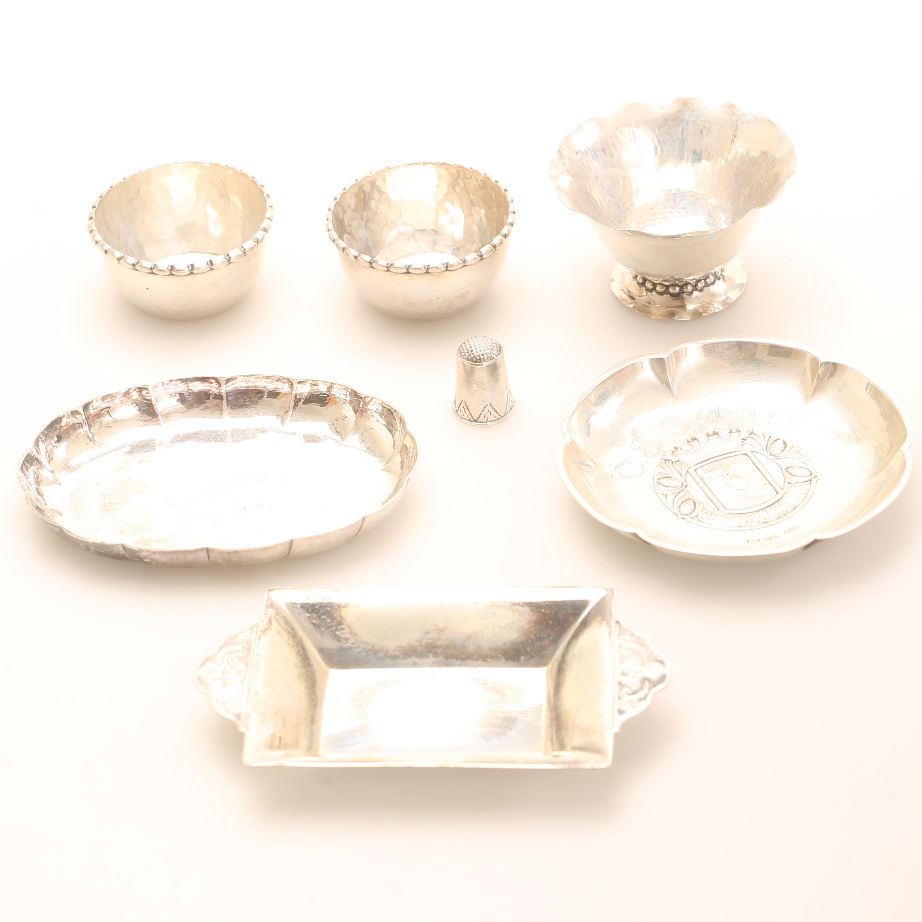 DIVERSE SILVER, 7 delar.