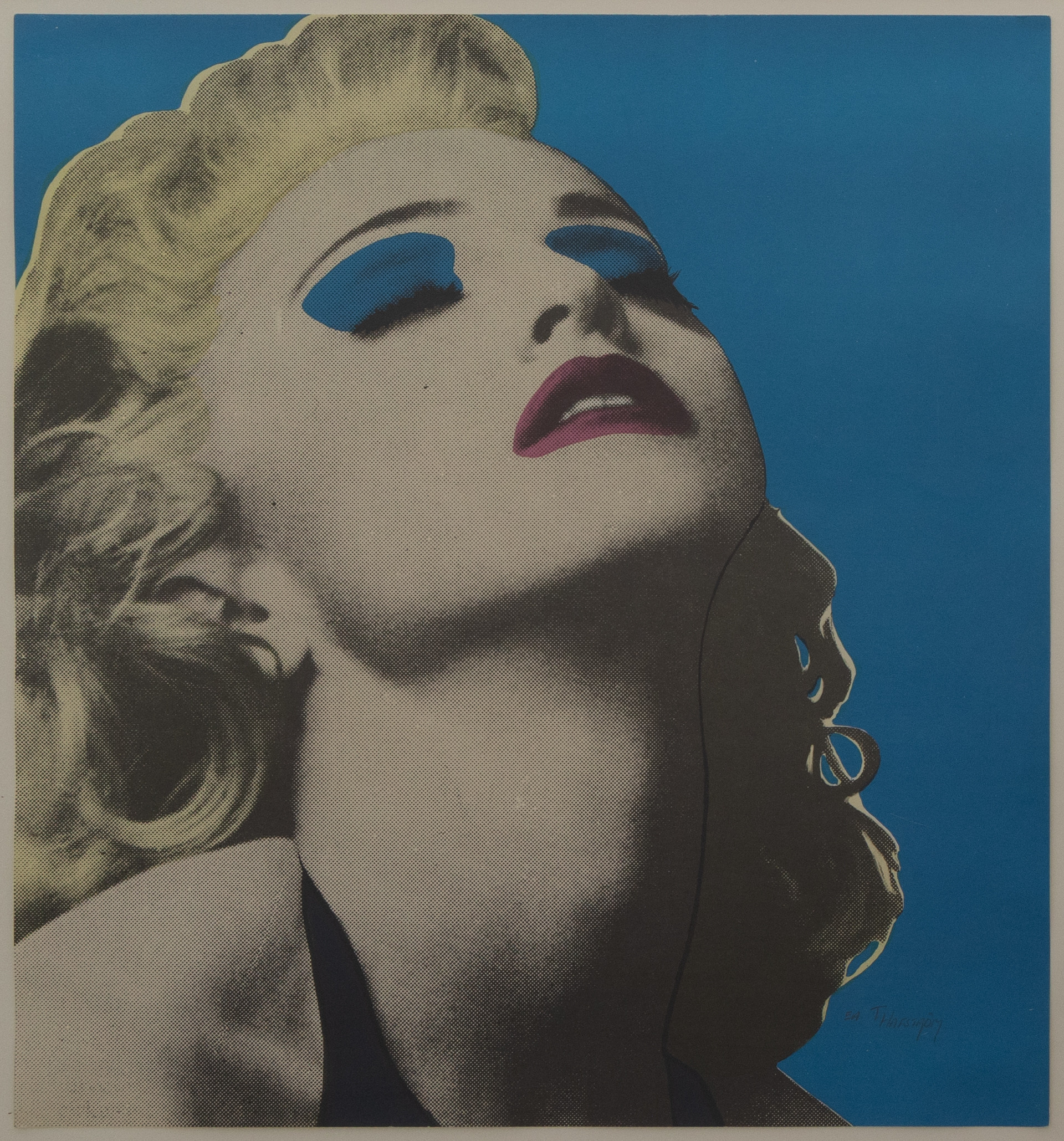 THOMAS HAFSTRÖM. "Madonna", litografi nr EA, signerad.