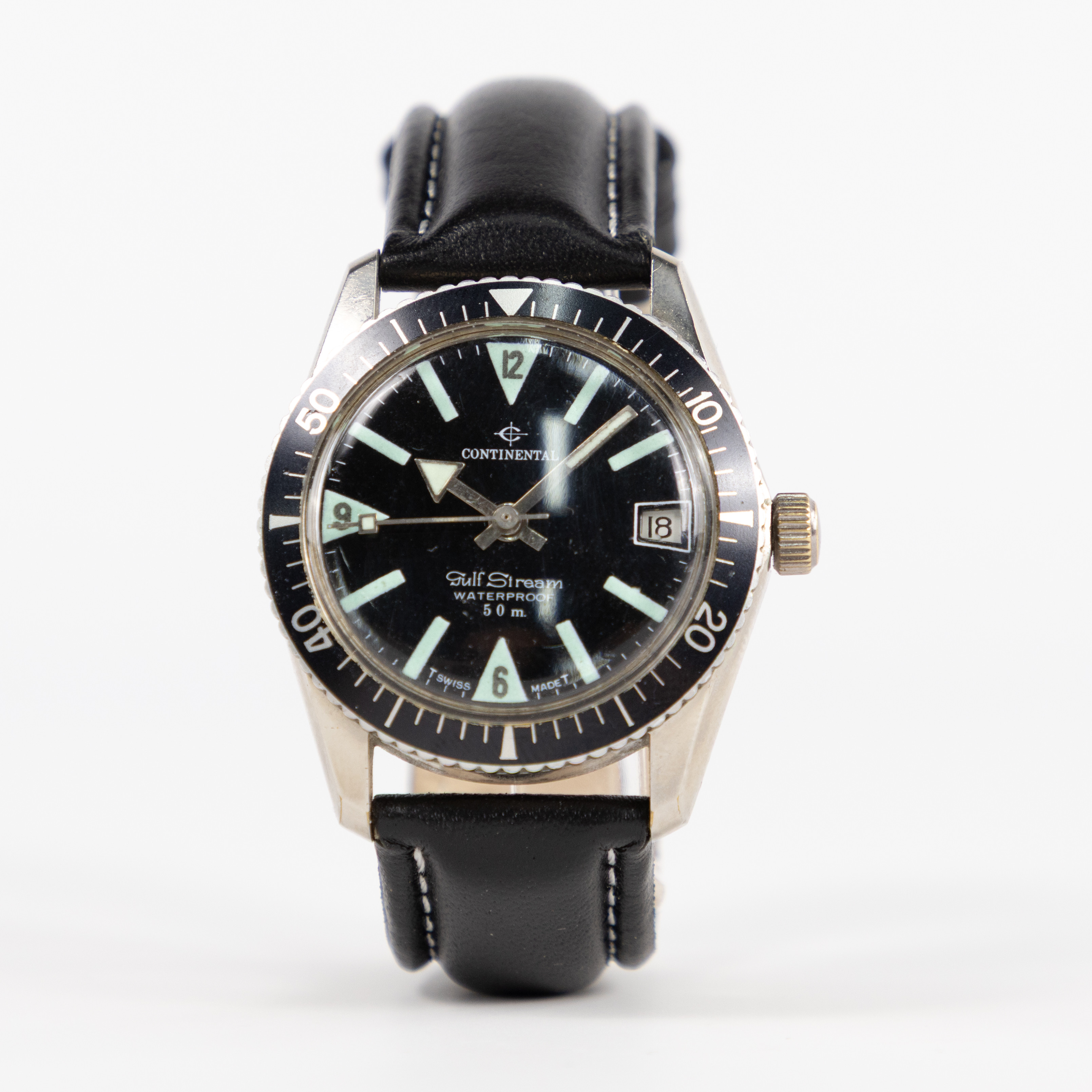 CONTINENTAL. Gulf Stream, dykarkmodell, 37 mm.