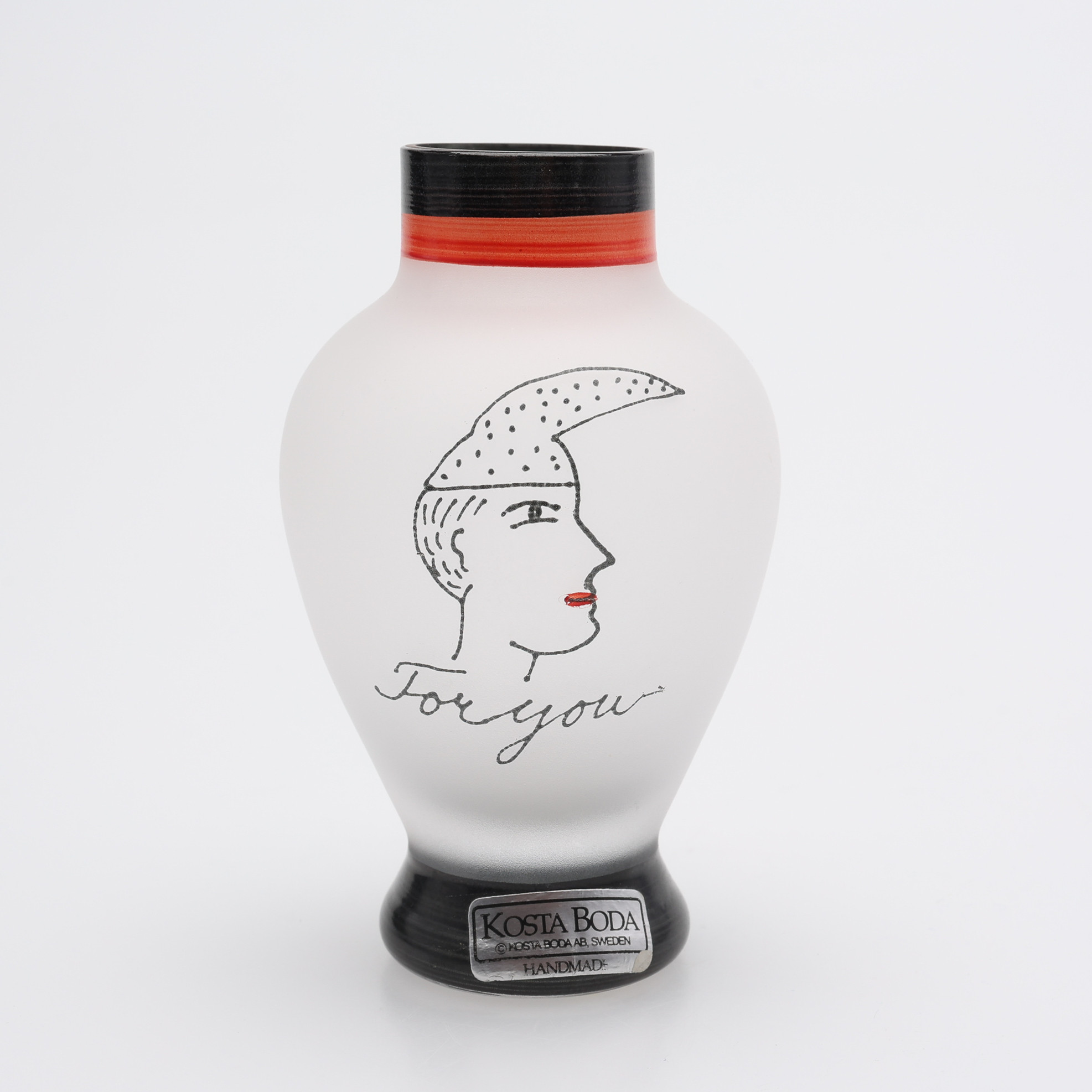 ULRICA HYDMAN-VALLIEN. VAS, "FOR YOU", KOSTA BODA.