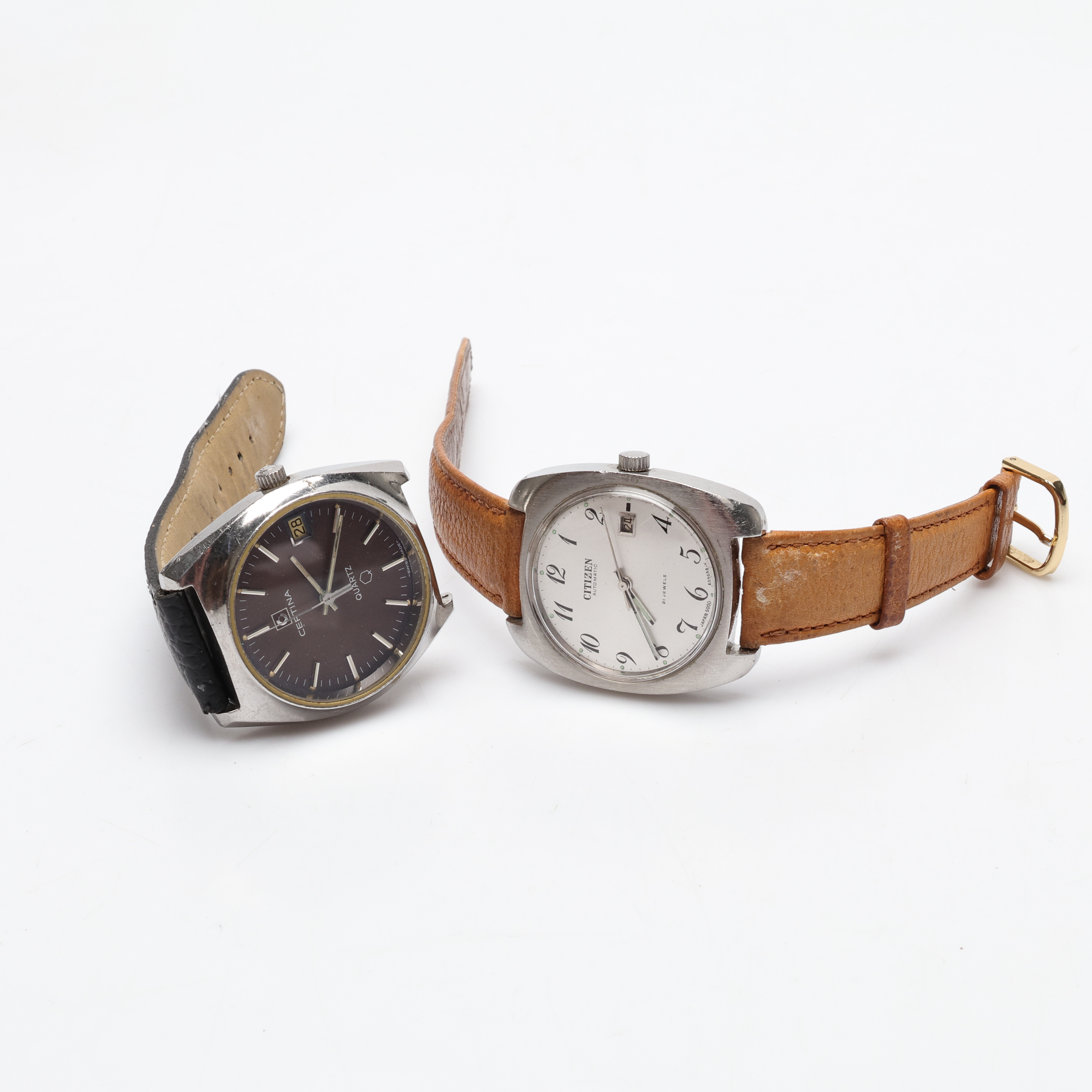 ARMBANDSUR, två stycken, Certina, Citizen.