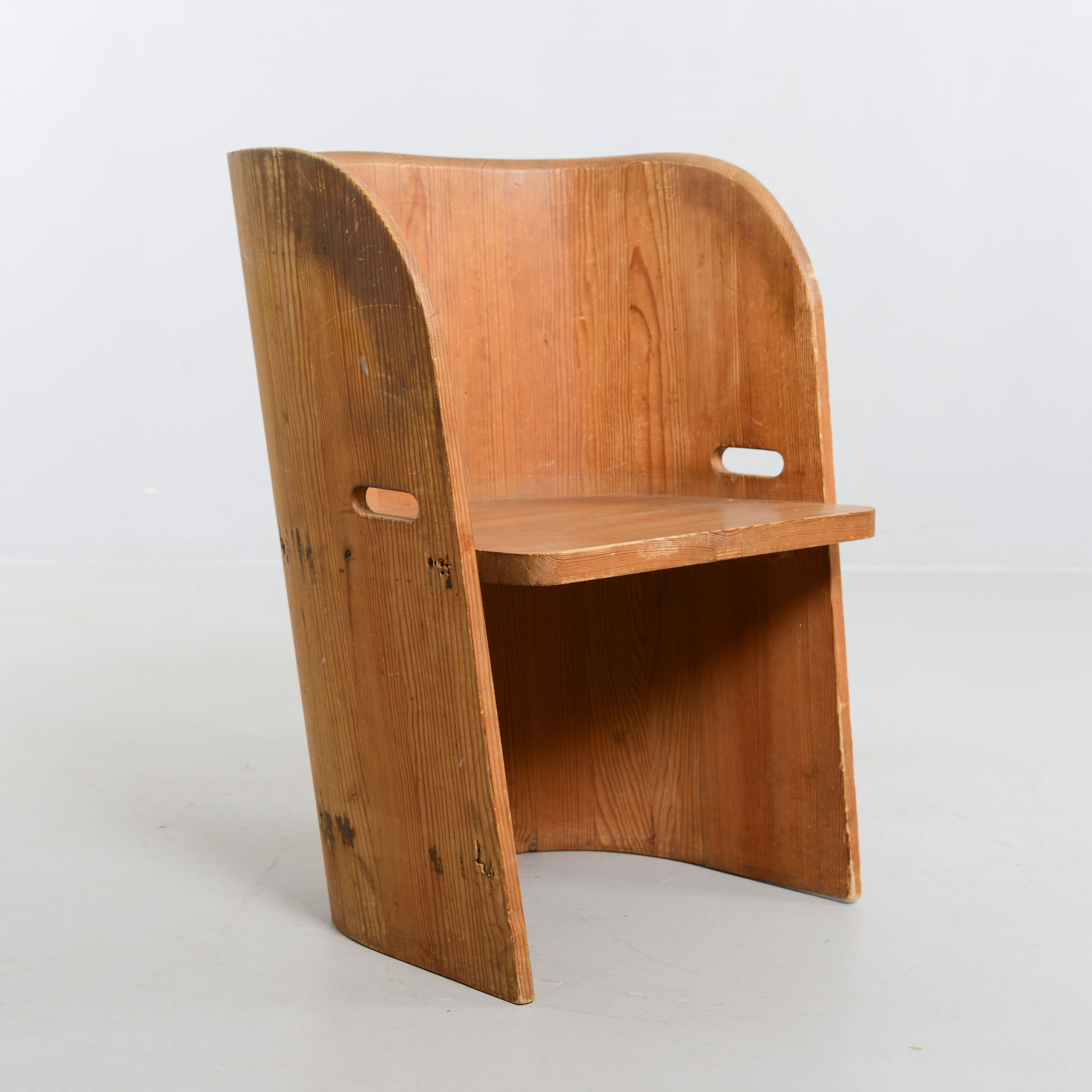 KARMSTOL, "Lövåsen", Åby Möbelfabrik, 1930/1940-tal.