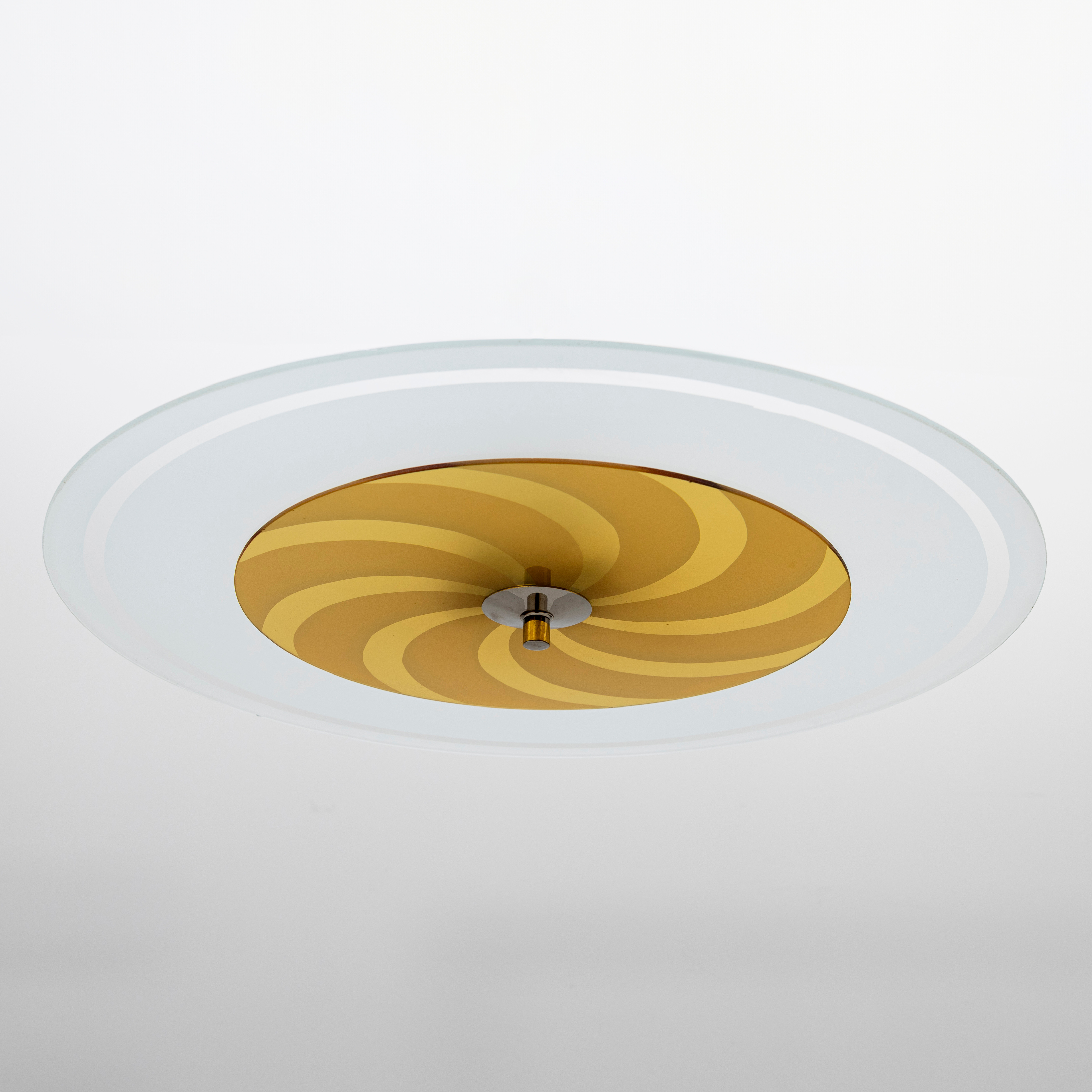 TAKPLAFOND, glas, 1920/30-tal, höjd ca 14 cm.