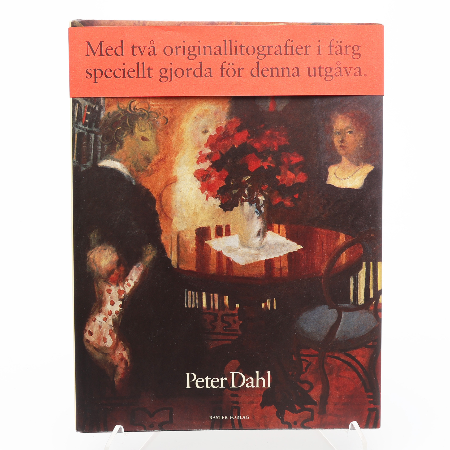 PETER DAHL, SVENSK KONSTNÄR, (1934-2019). UTSTÄLLNINGSKATALOG FÖR PETER DAHLS VANDRINGSUTSTÄLLNING 1987 MED TVÅ ORIGINALLITOGRAFER.