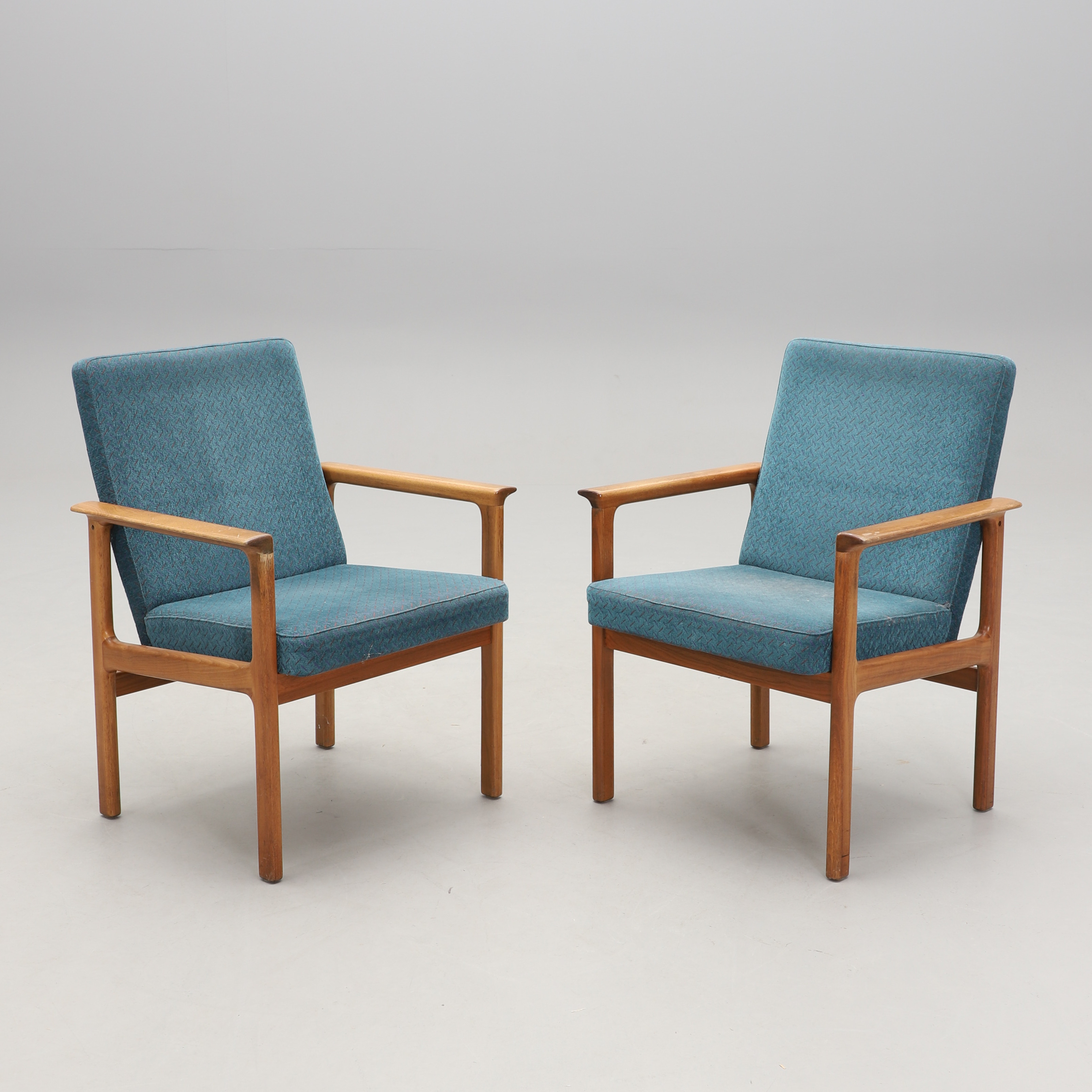 KARL ERIK EKSELIUS. KARMSTOLAR, ett par, 1960-tal.