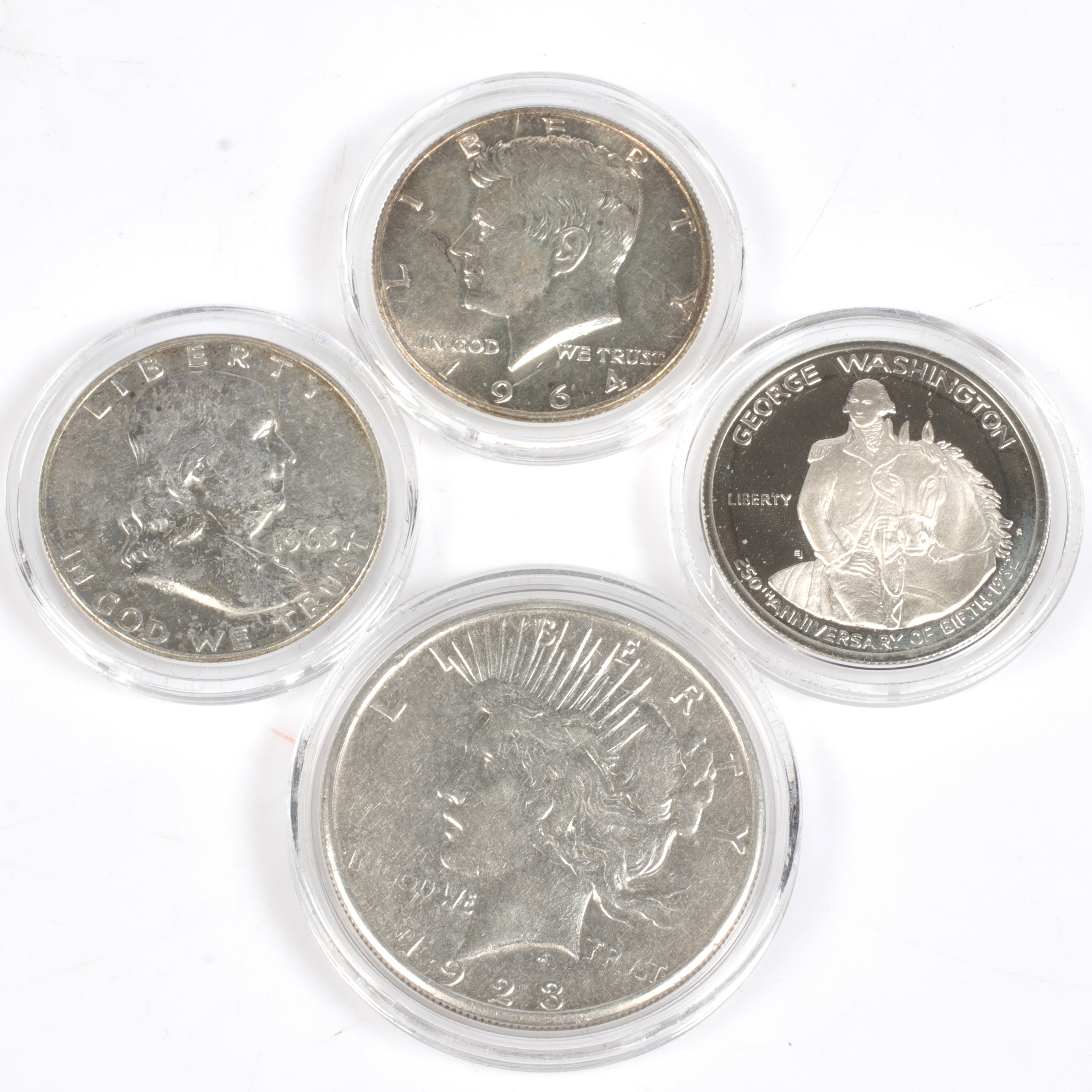SILVERMYNT, 4 st. USA. 1900-tal.