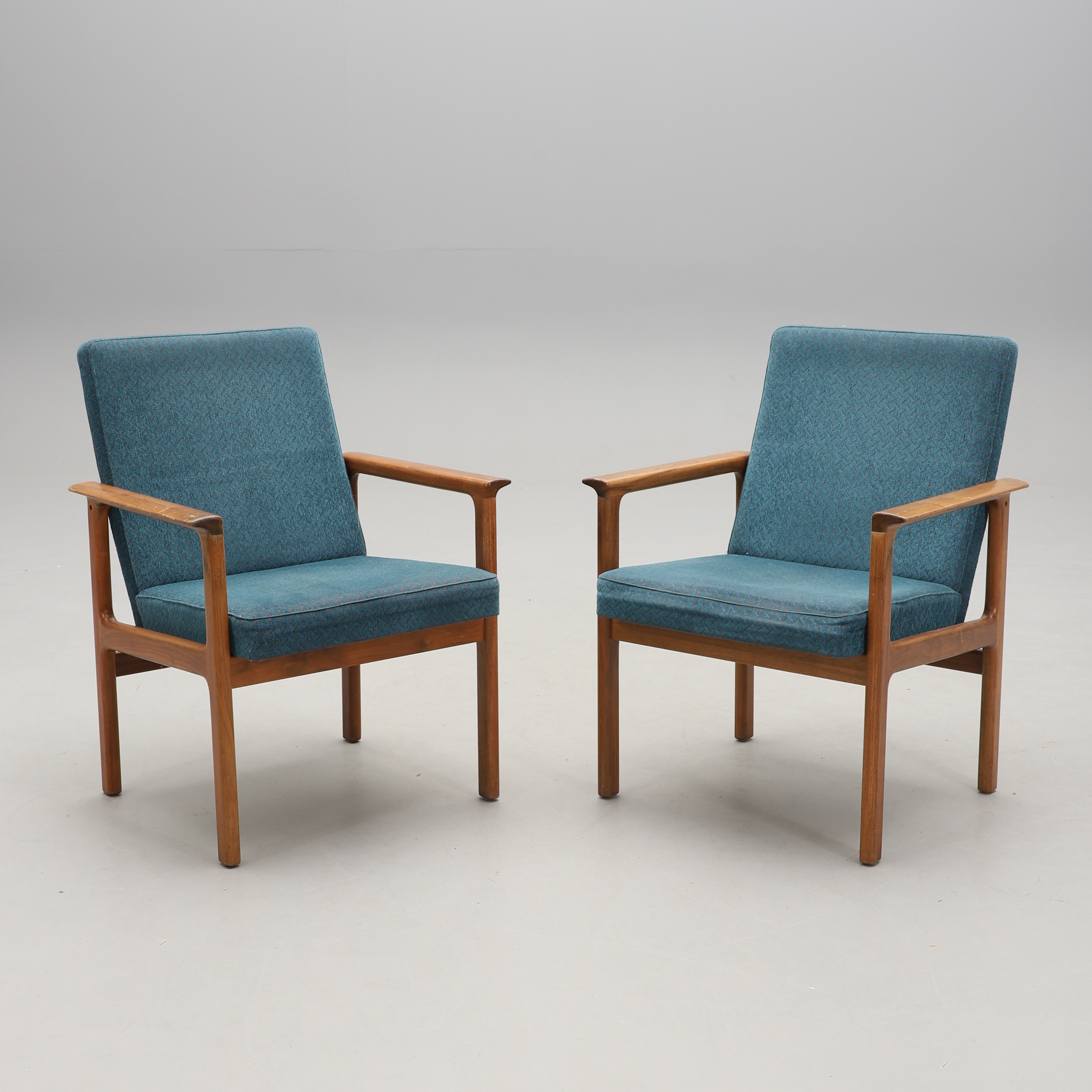 KARL ERIK EKSELIUS. KARMSTOLAR, ett par, 1960-tal.