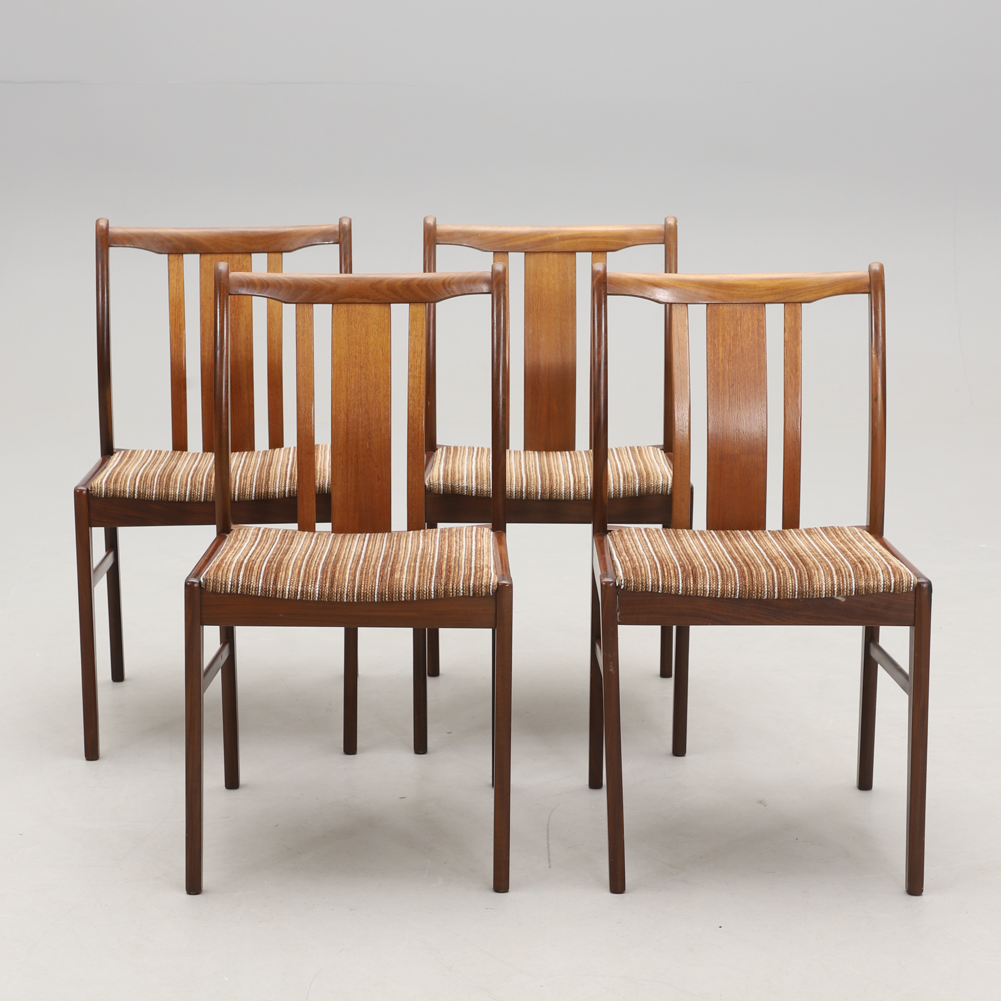 STOLAR, 4 st, troligen Linden Möbelfabrik, Horda 1960-tal.