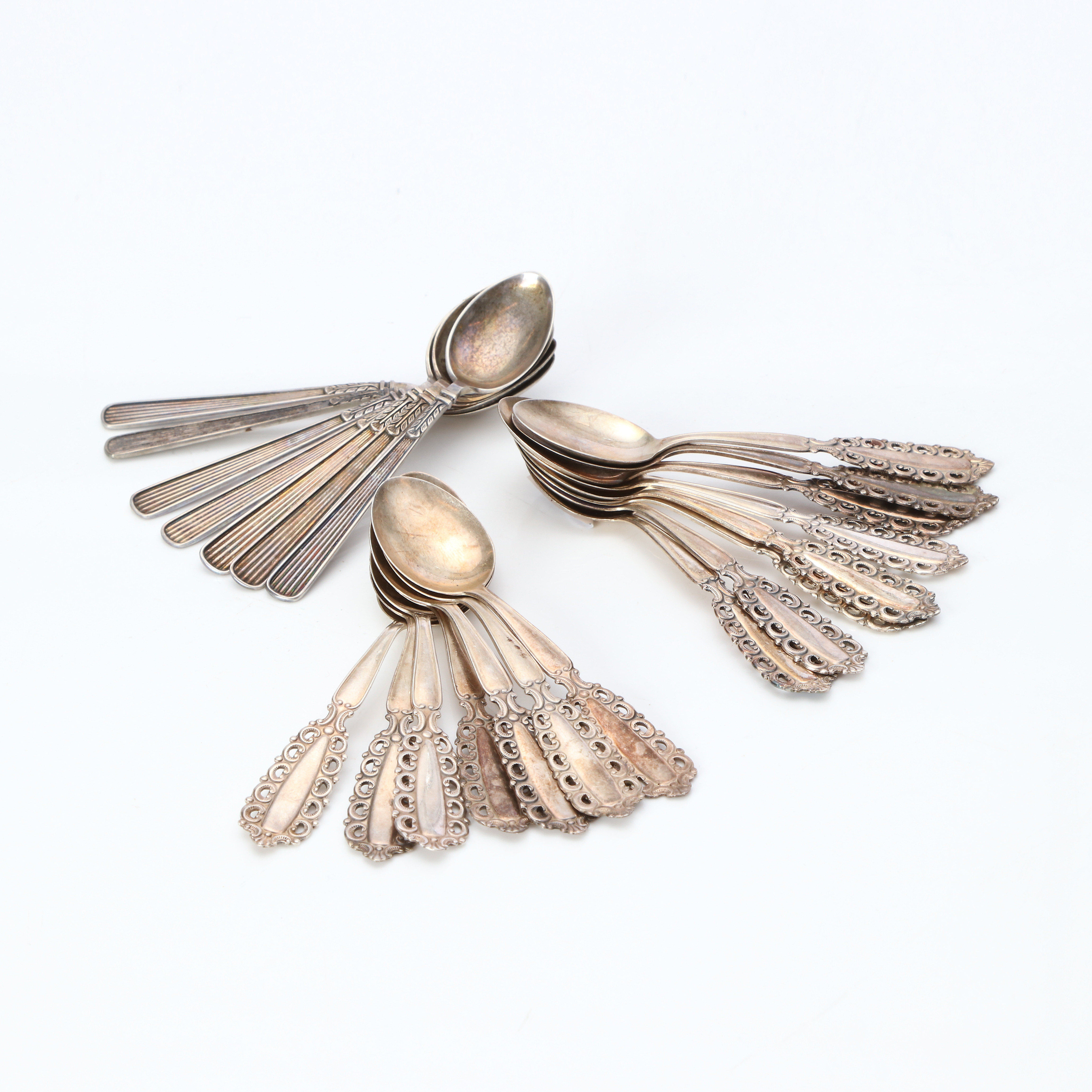 PARTI SILVERSKEDAR, 22 ST. Vikt ca 195 gram.