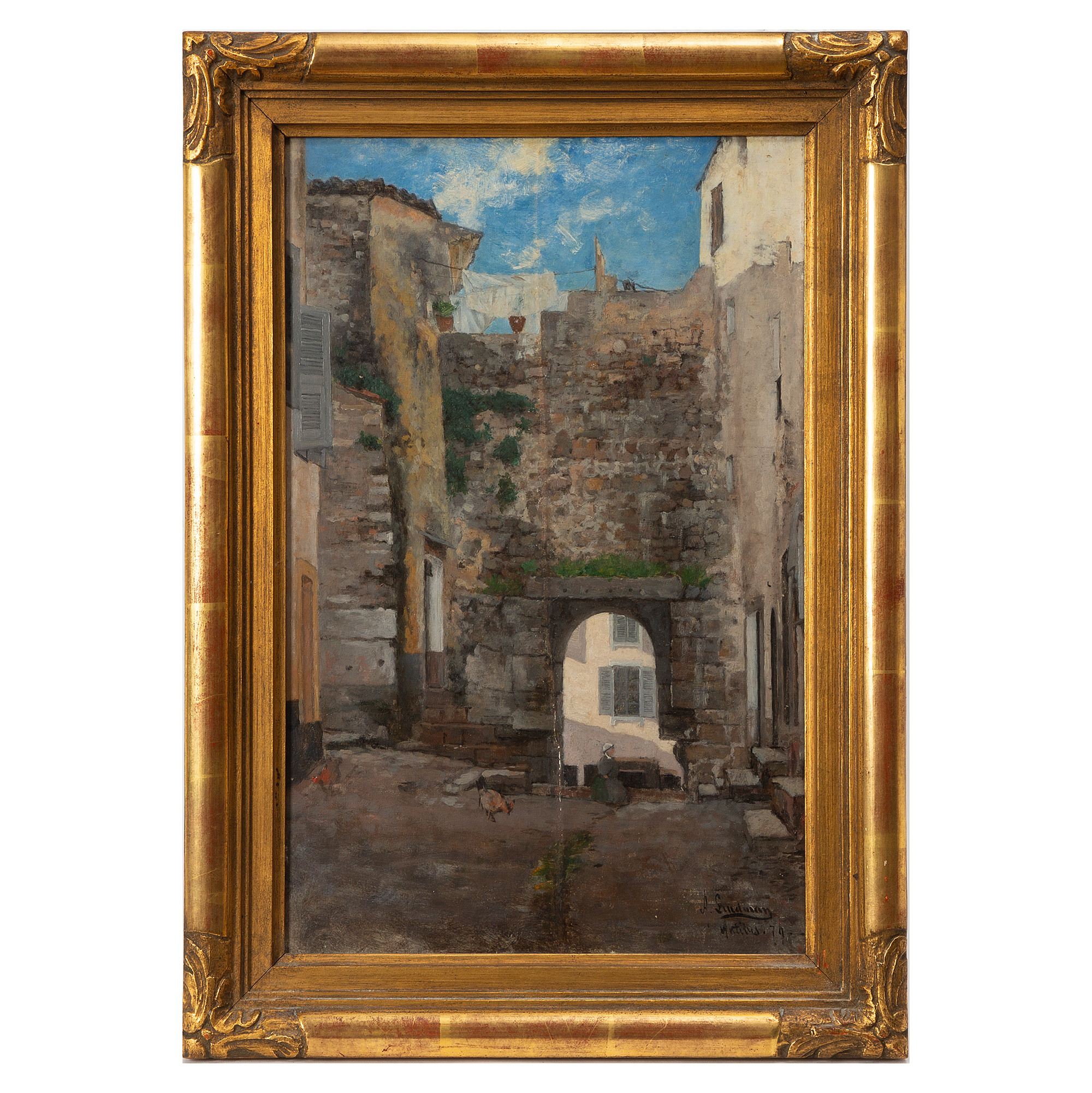 AXEL LINDMAN. "Antibes".