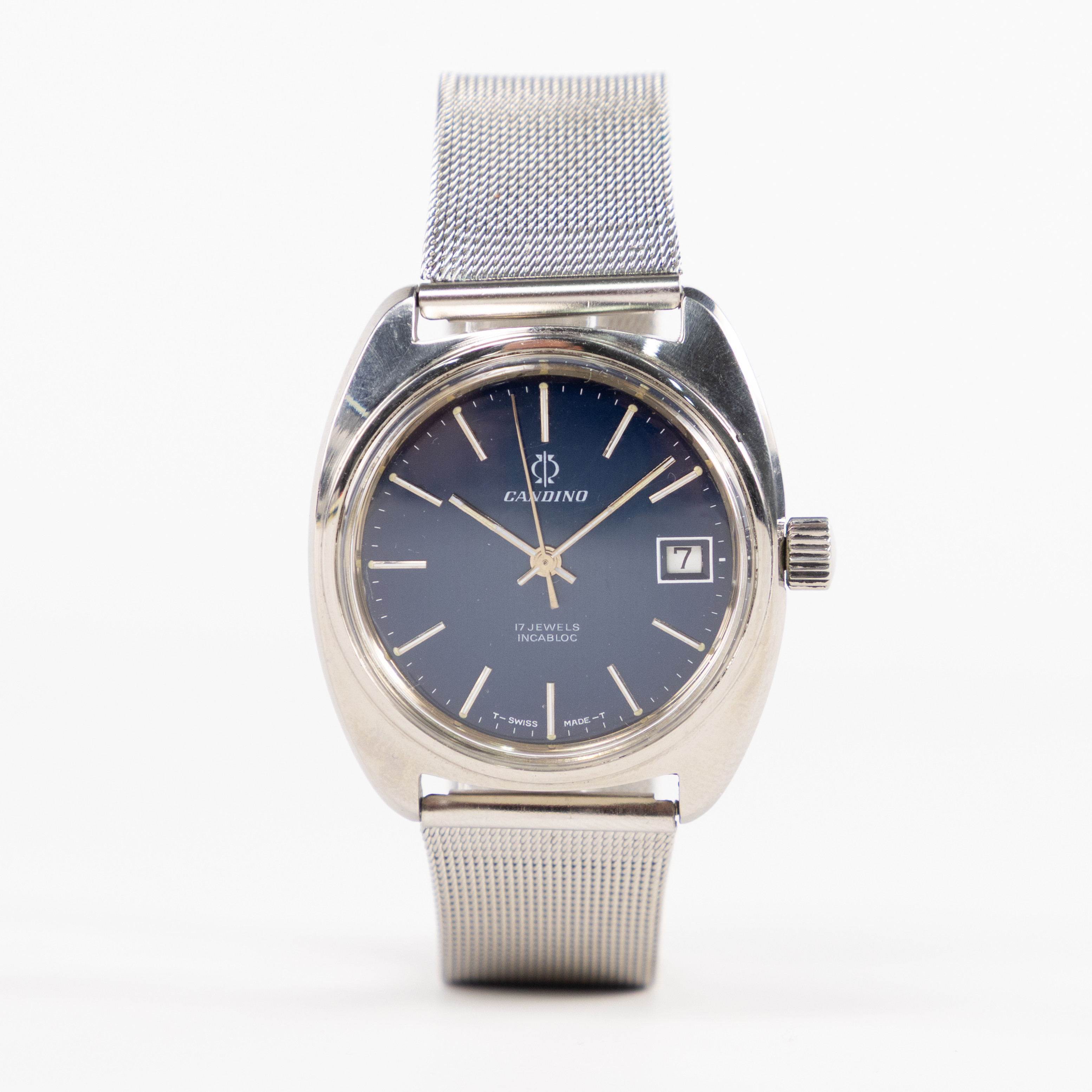 CANDINO, 17 Jewels, Incabloc, 36 mm.