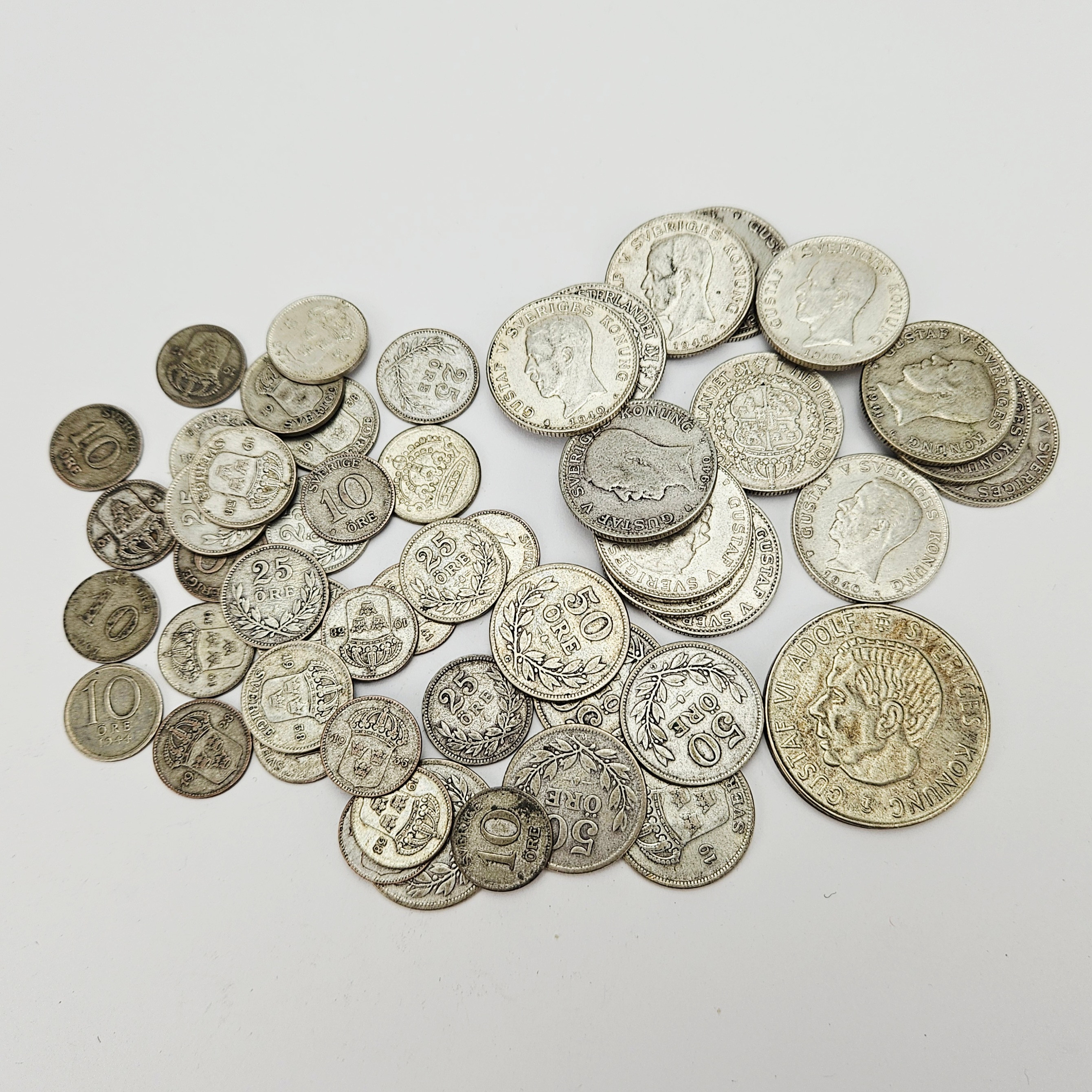 MYNT, 53 st, silver, 40-80%, Sverige.