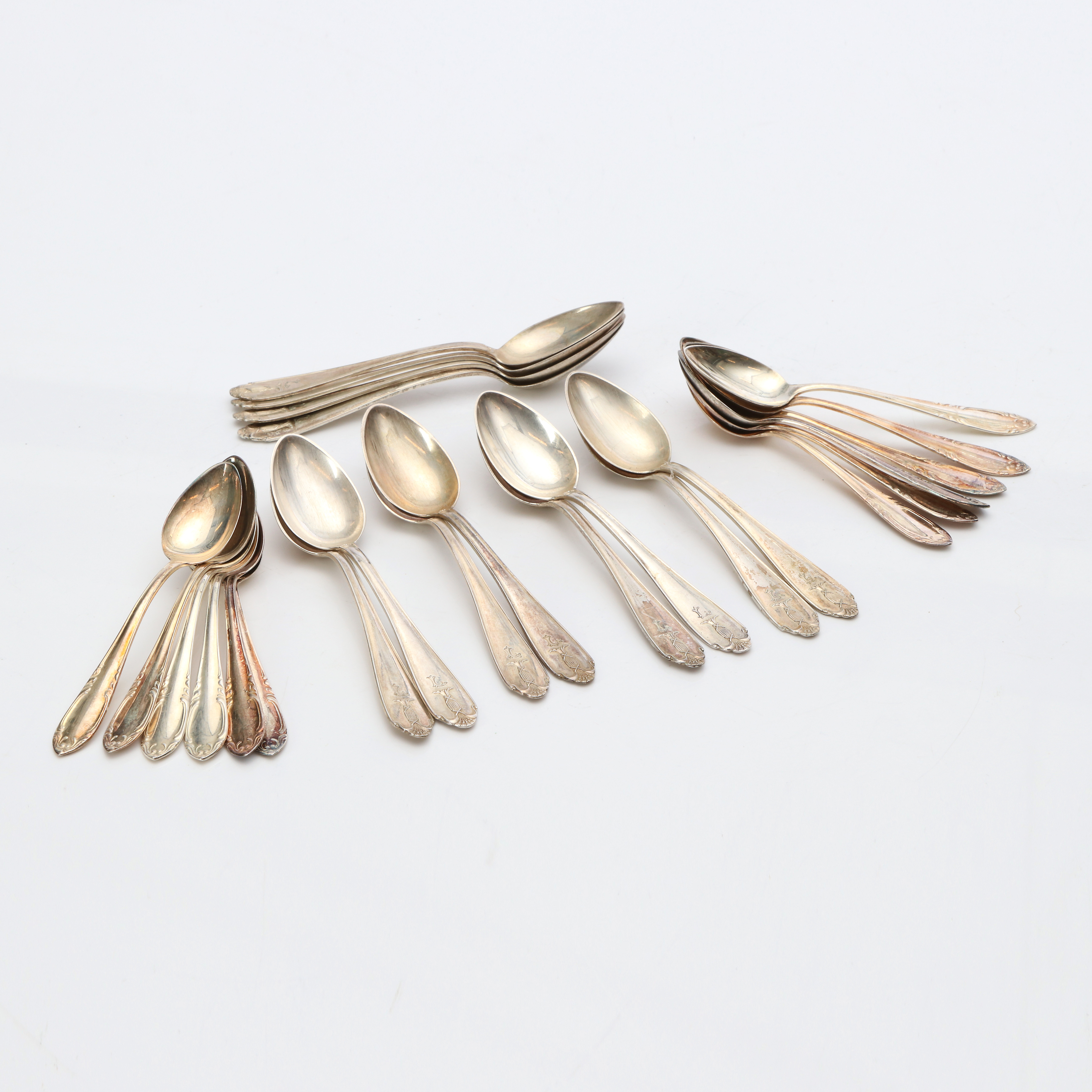 SKEDAR, 12+12 ST. Silver. Vikt ca 340 gram.