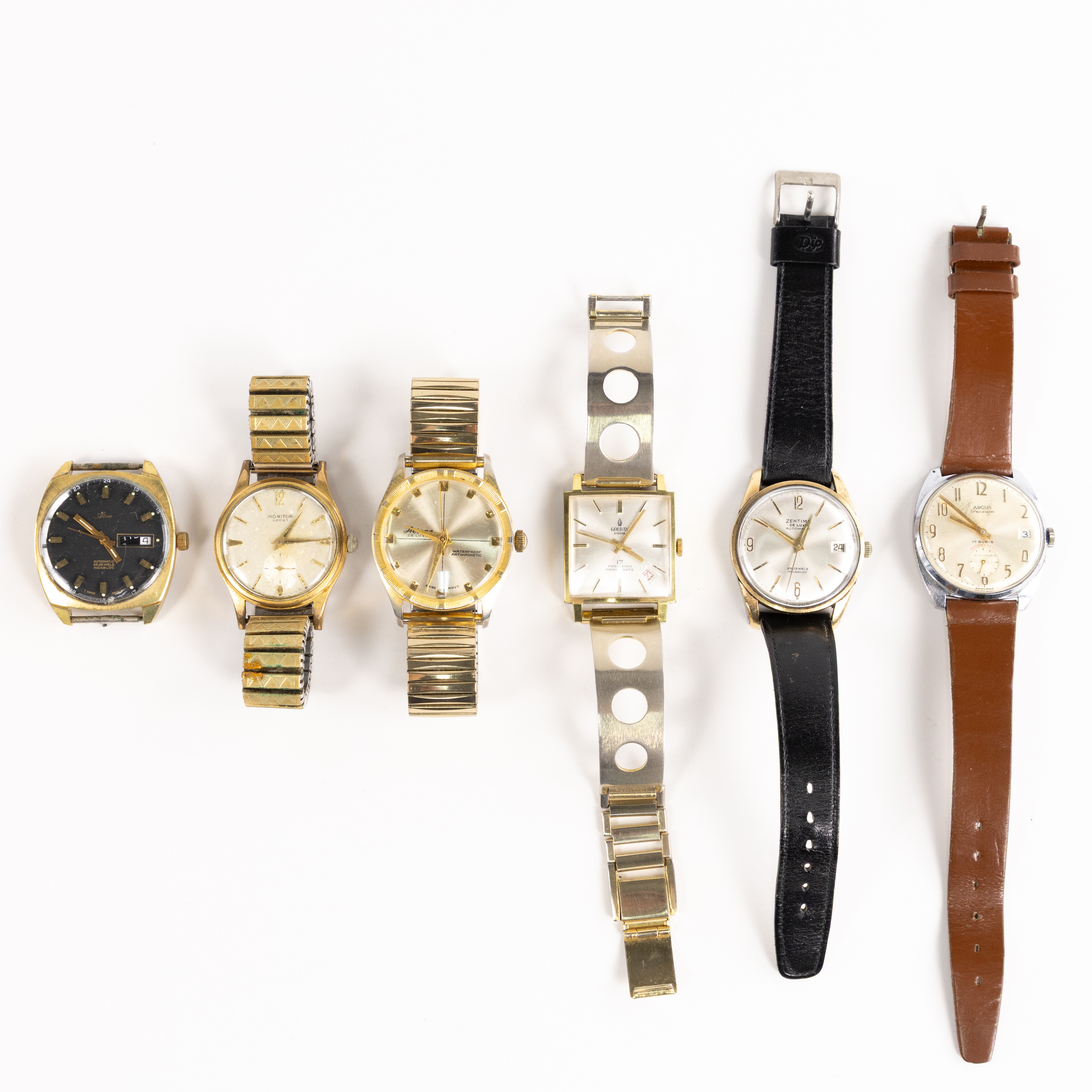 ARMBANDSUR, 6 st, bl a Monitor.
