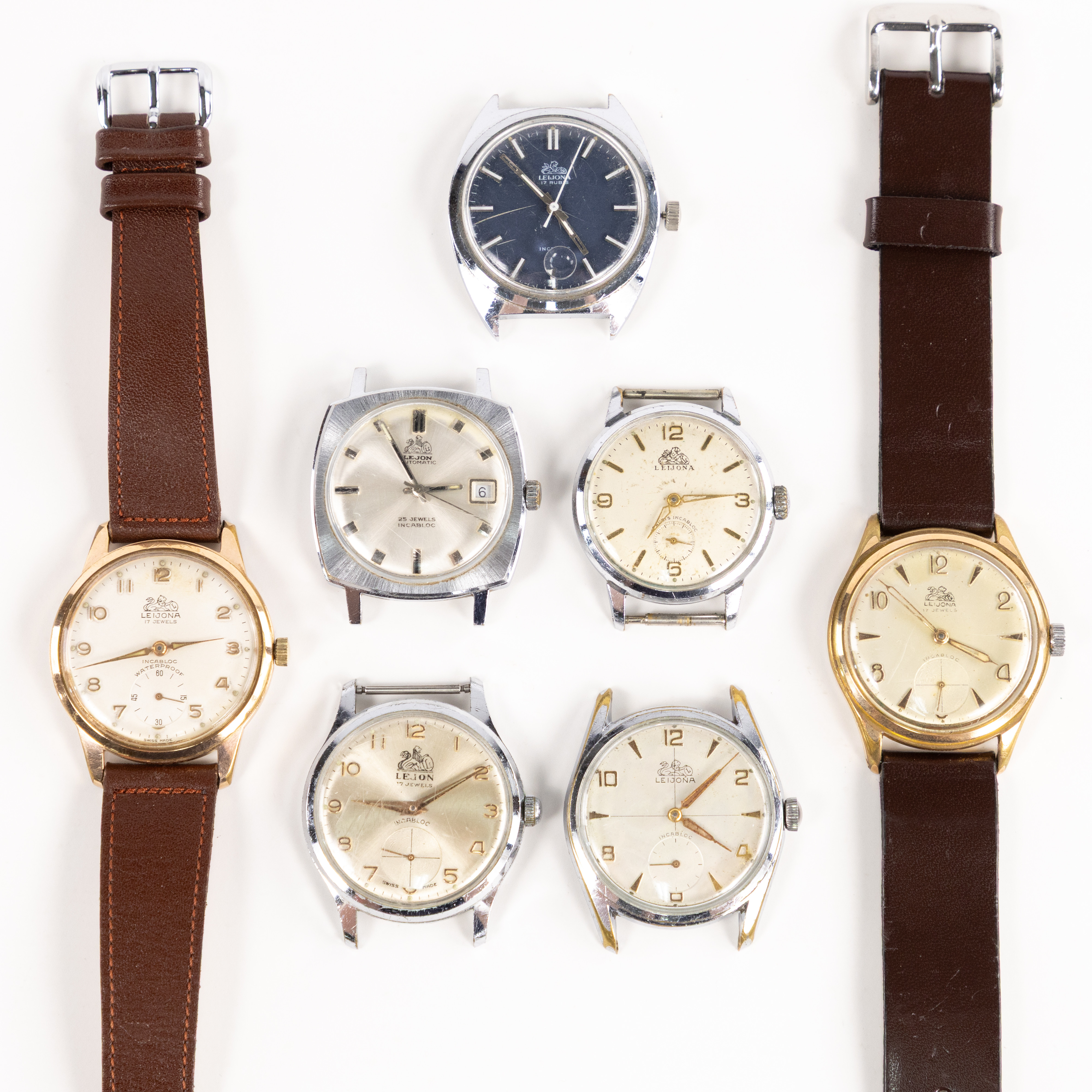 ARMBANDSUR, 7 st, Lejon, Lijona.
