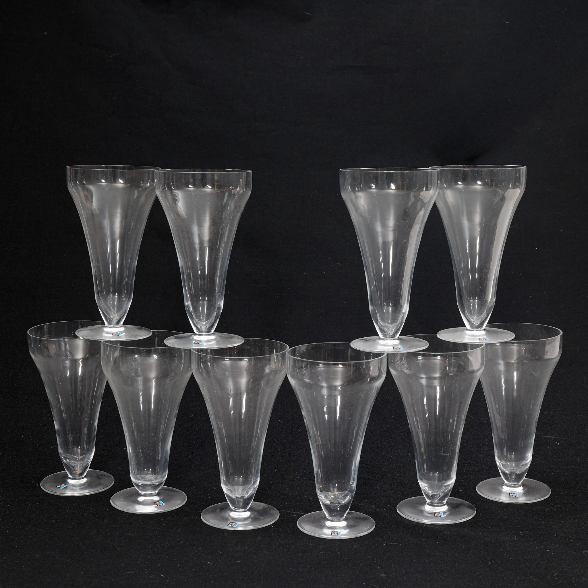 GLAS, " trumpetglas ", Pukeberg.