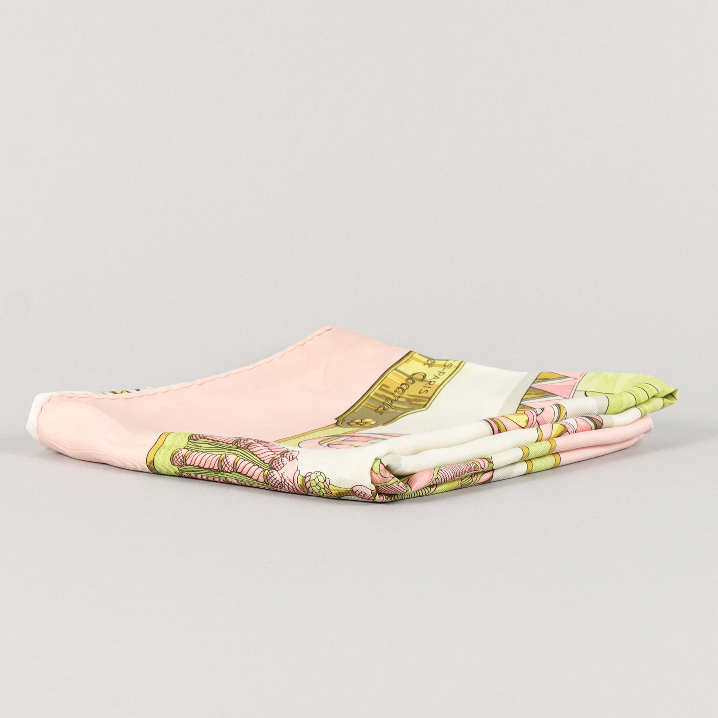 HERMÈS, "Frontaux et Cocardes", scarf.