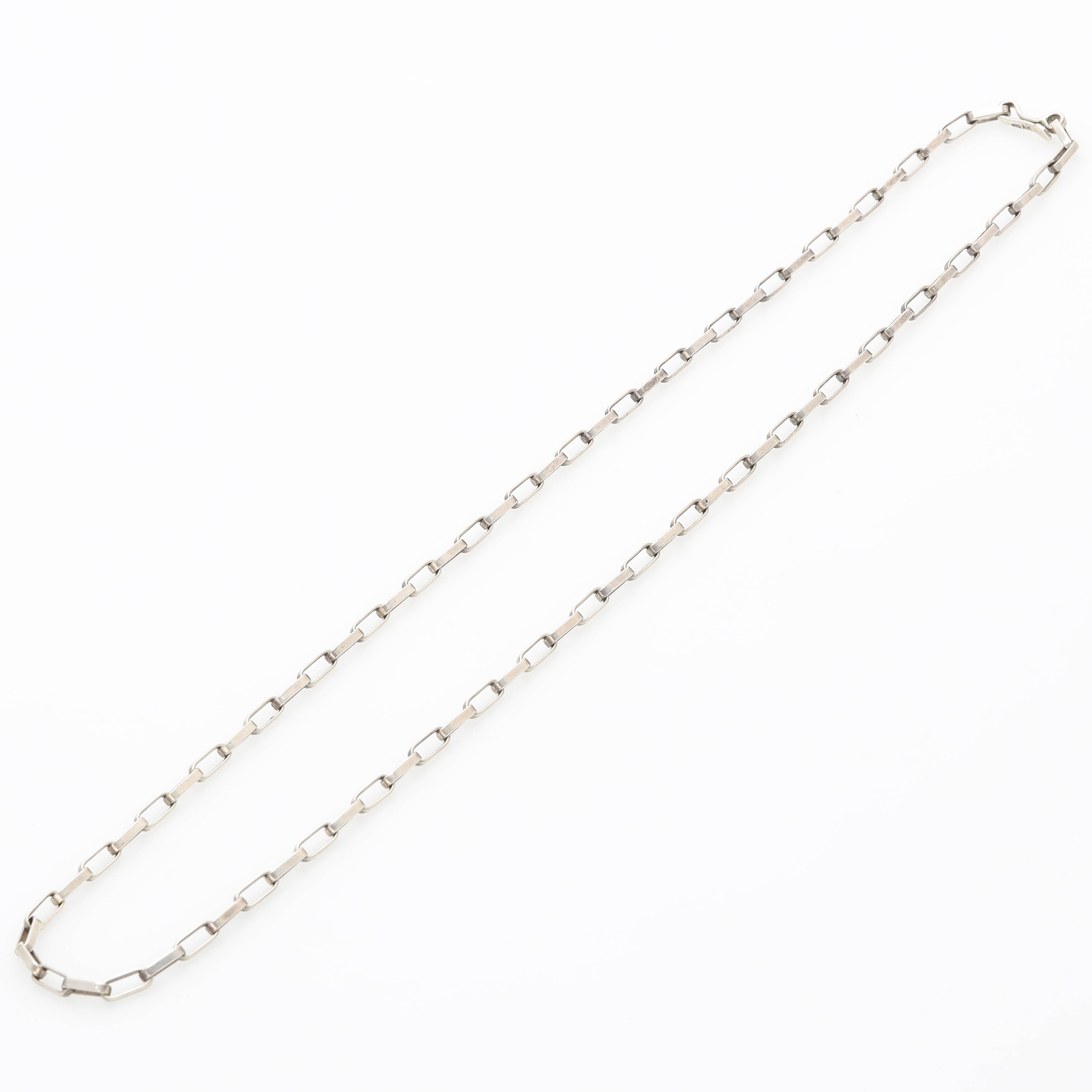 ANDERS HÖGBERG. Halskedja, sterlingsilver, längd 76 cm, Göteborg 1996.