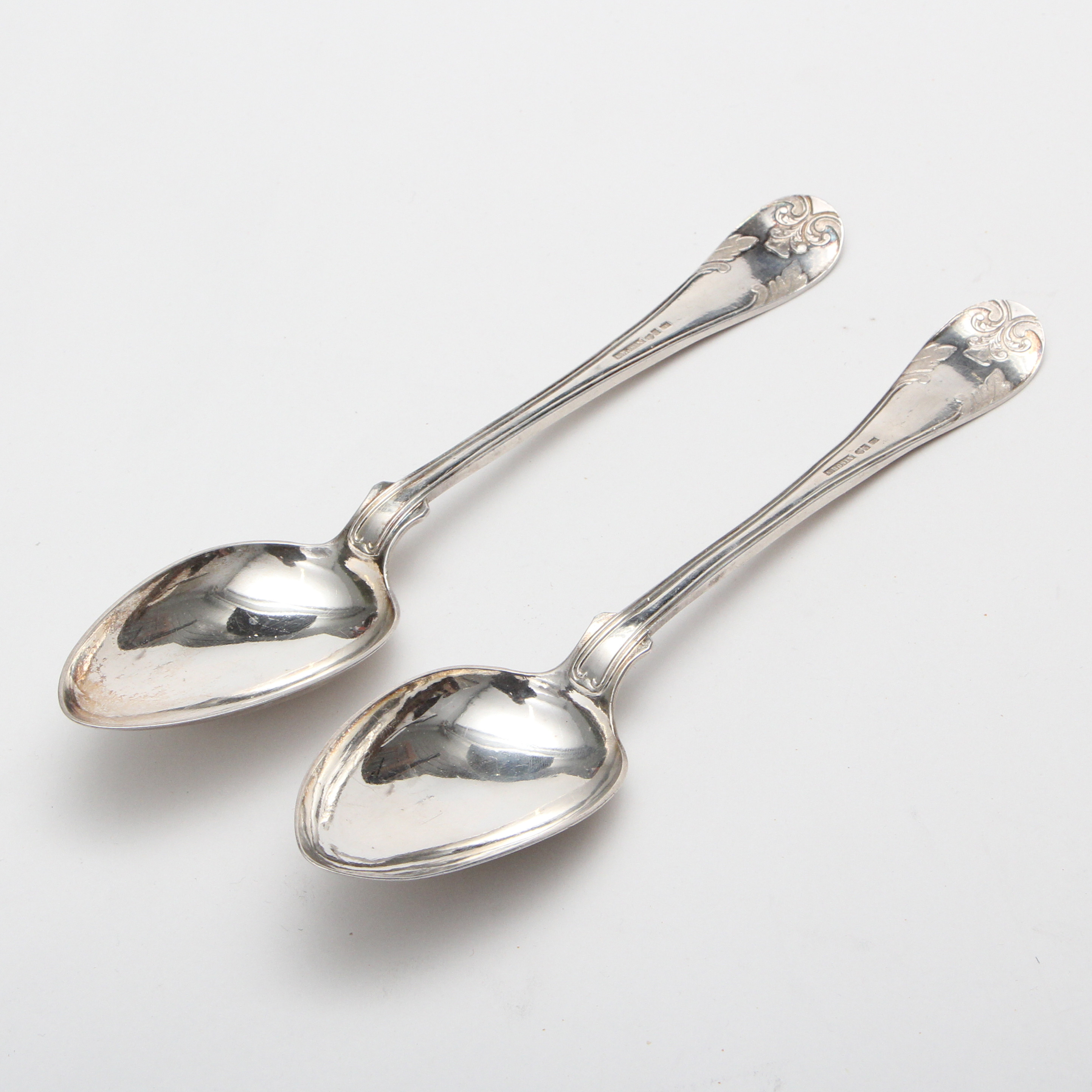 SKEDAR 2 st, silver, Rosén, Kalmar, 1875.