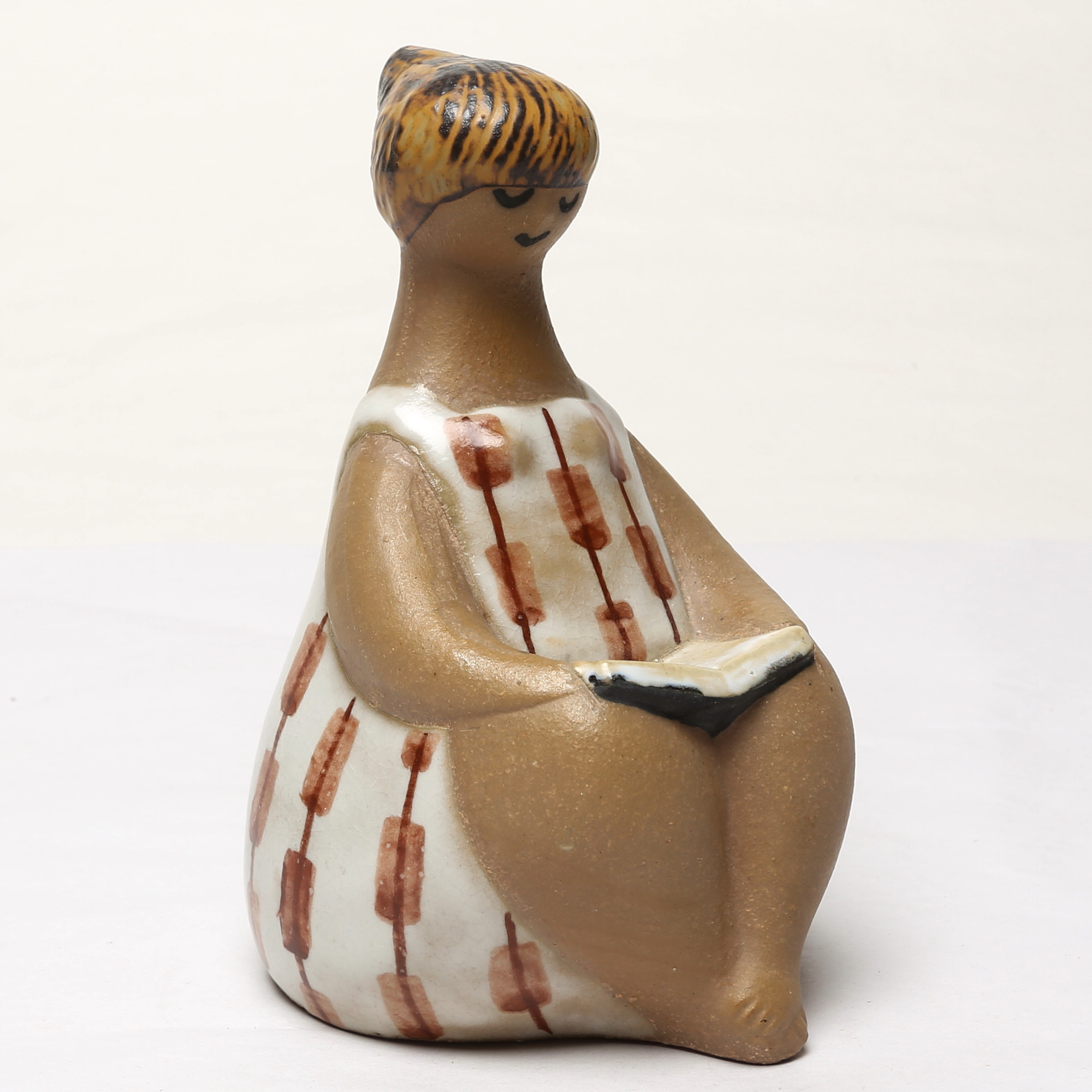 LISA LARSON. FIGURIN, Charlotta, Gustavsberg, signerad.
