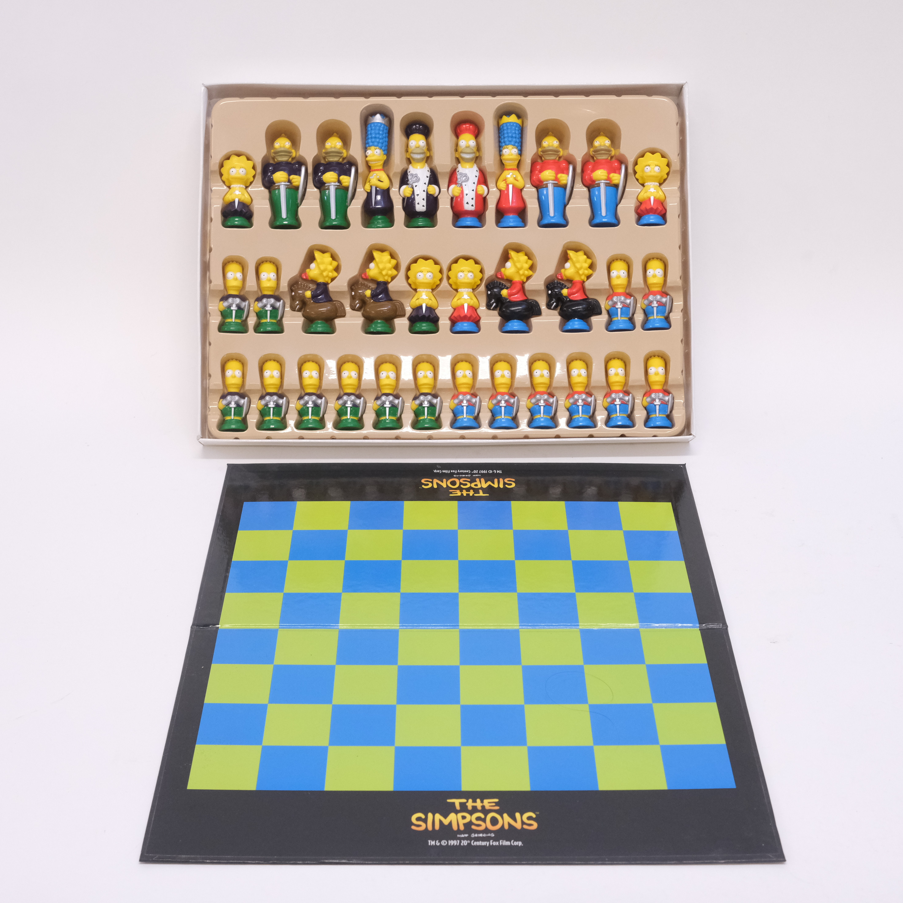SCHACKSPEL MED PJÄSER, THE SIMPSONS.