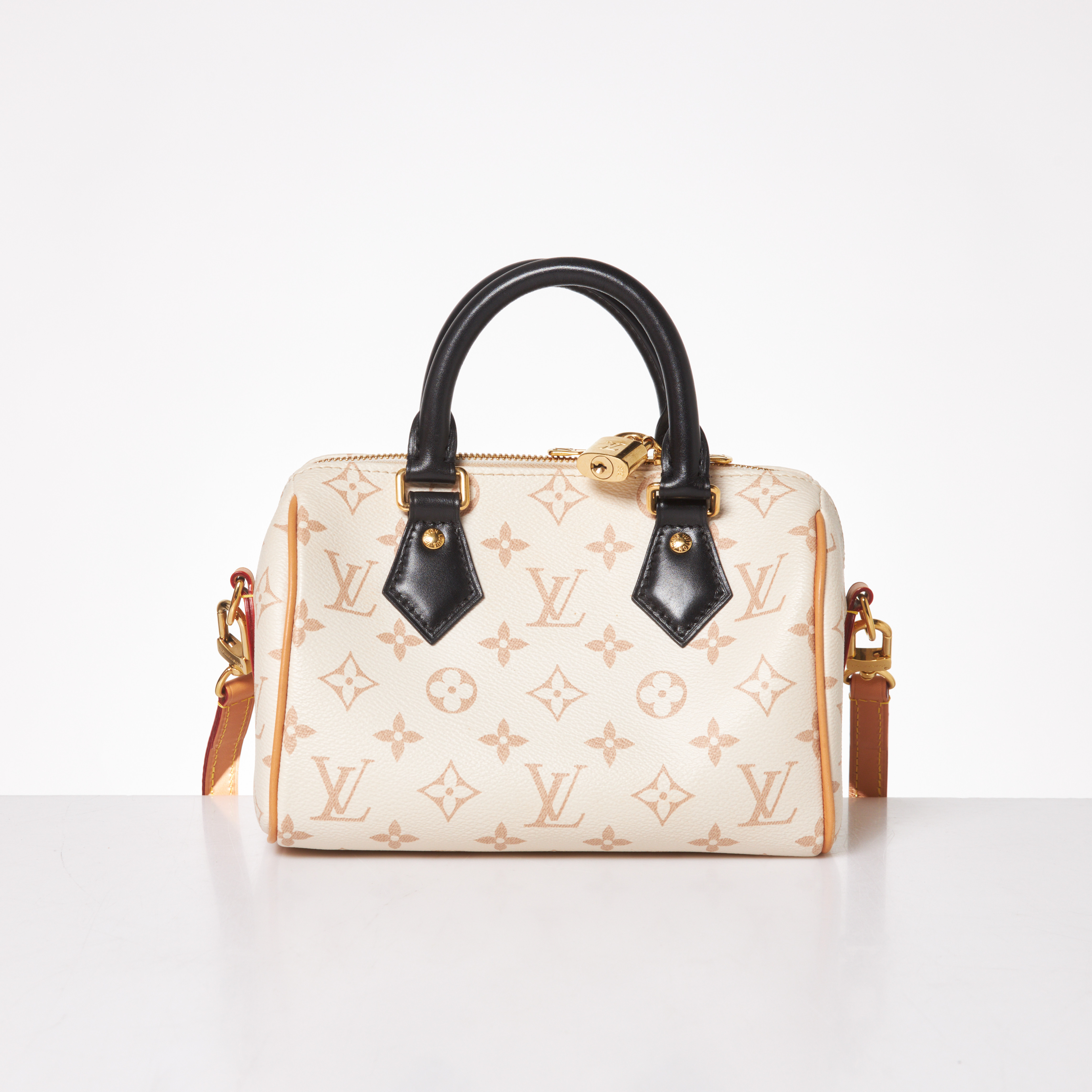 LOUIS VUITTON, SPEEDY BANDOULIÈRE 20, Limited Edition, Monogram Dune, med kvitto, dustbag, kartong, samt påse.