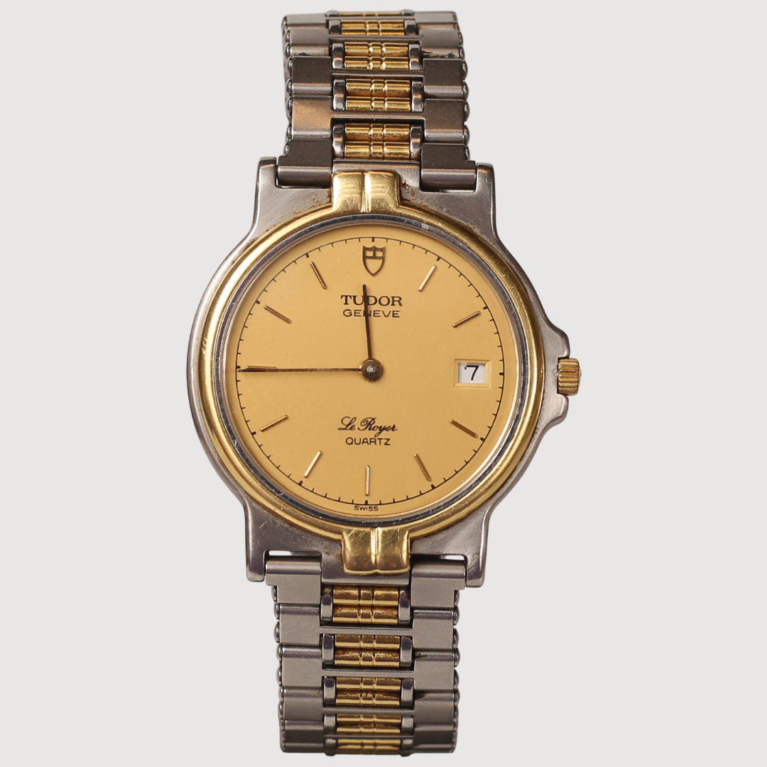 ARMBANDSUR, Tudor, Oyster Le Royer, med länk stål/guld, ca år 1985-1995.