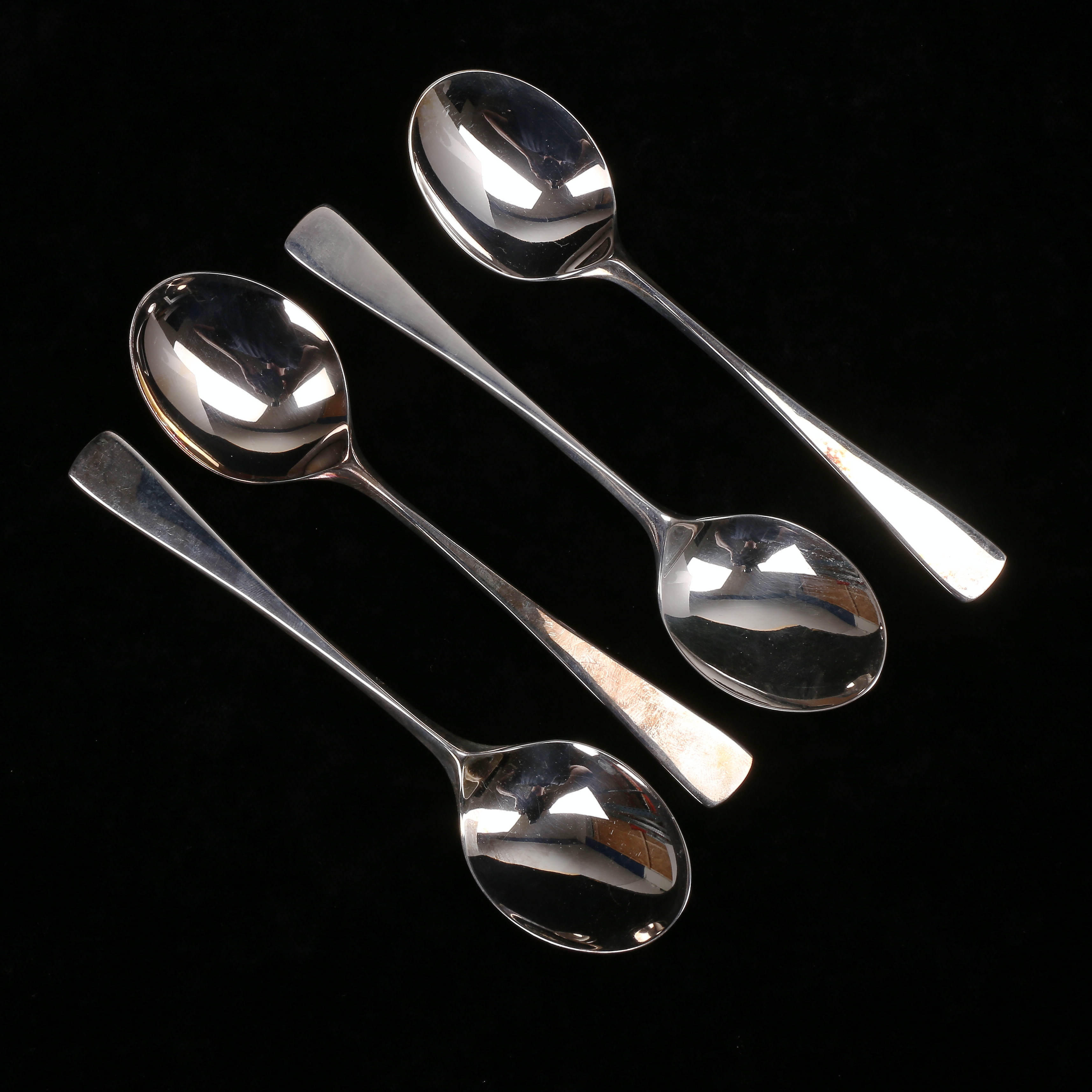 SKEDAR, 4 st, silver, MGAB, 1960/70-tal, vikt 128 gram.
