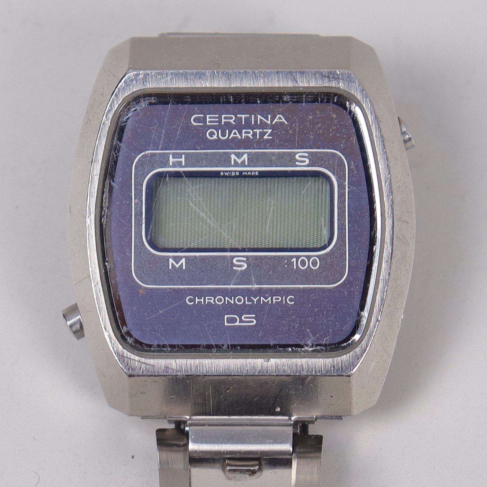 CERTINA CHRONOLYMPIC DS, armbandsur, stål, quartz, datum/dag, kronograf med minut och timräknare.