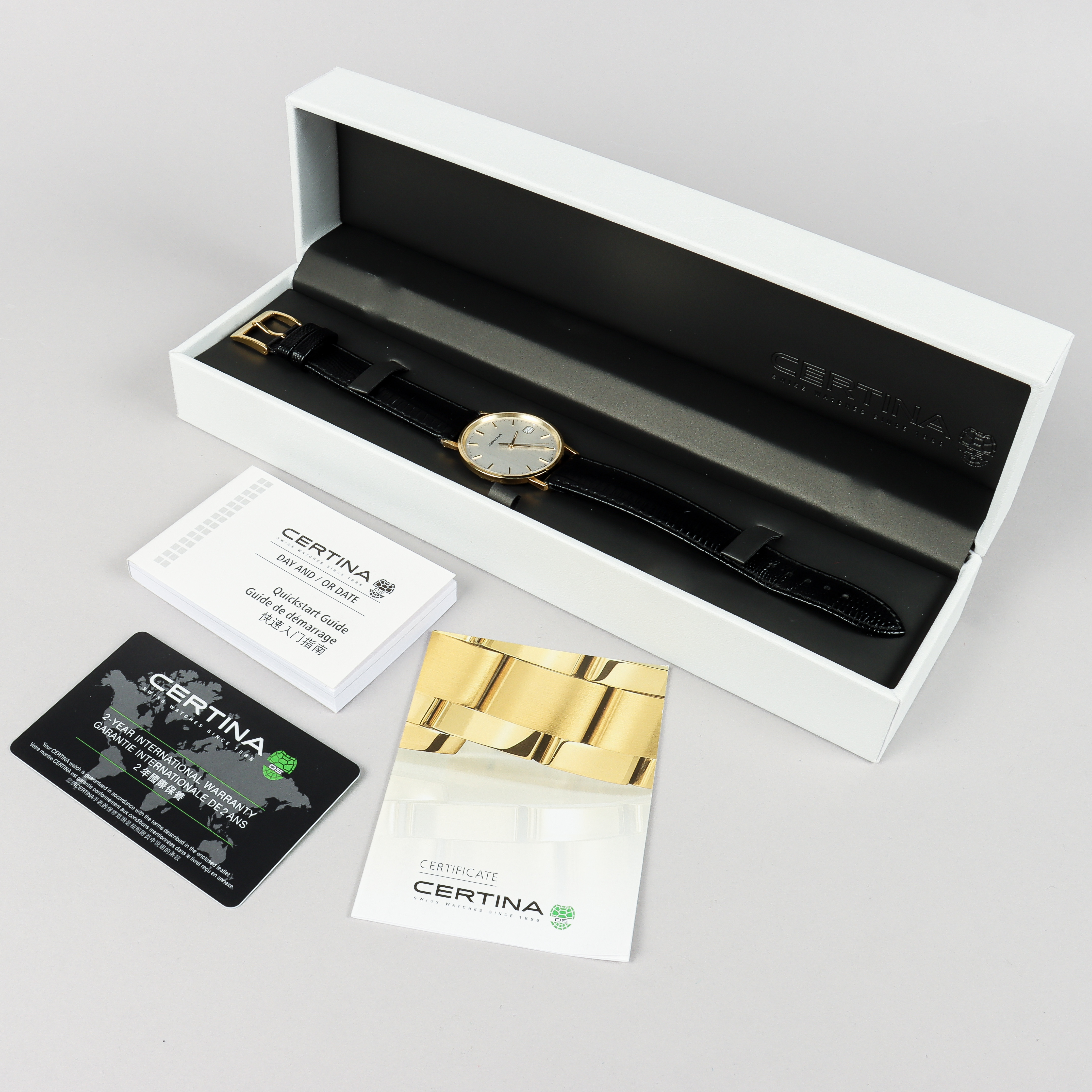 CERTINA, boett i 18k guld, quartz.