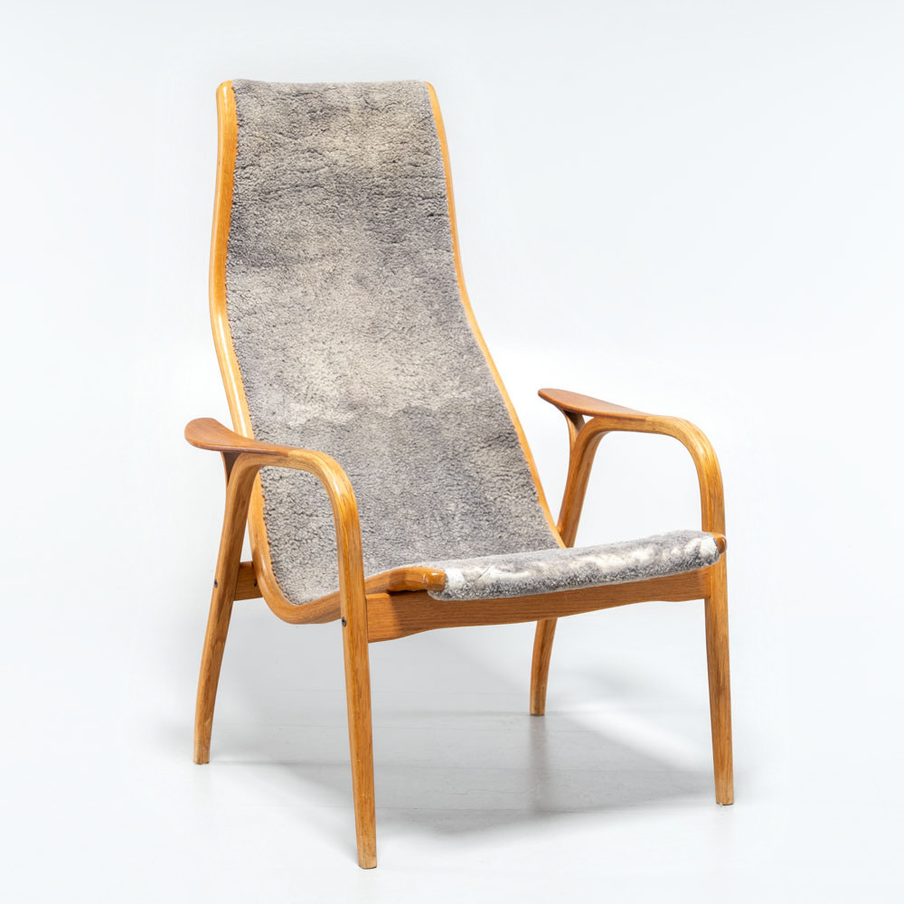 YNGVE EKSTRÖM. 1913-1988. Fåtölj, "Lamino", Ek. Swedese.