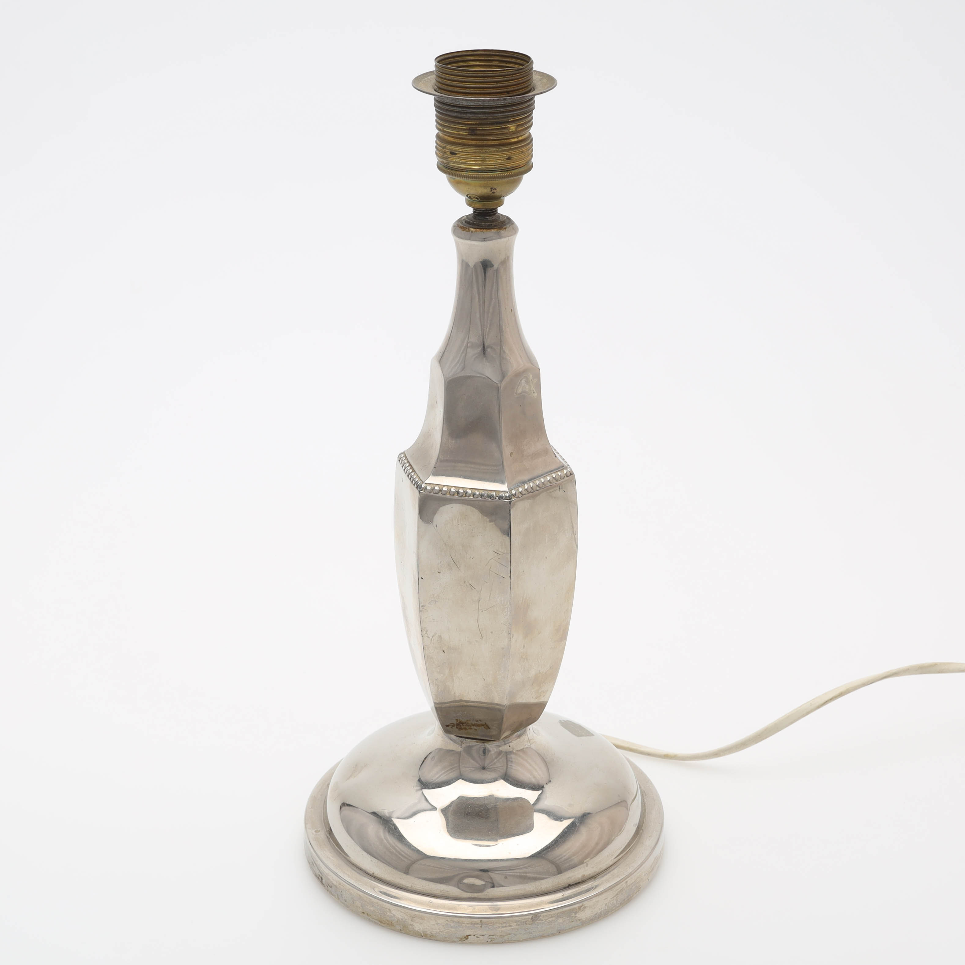 BORDSLAMPA, metall, 1900-tal.