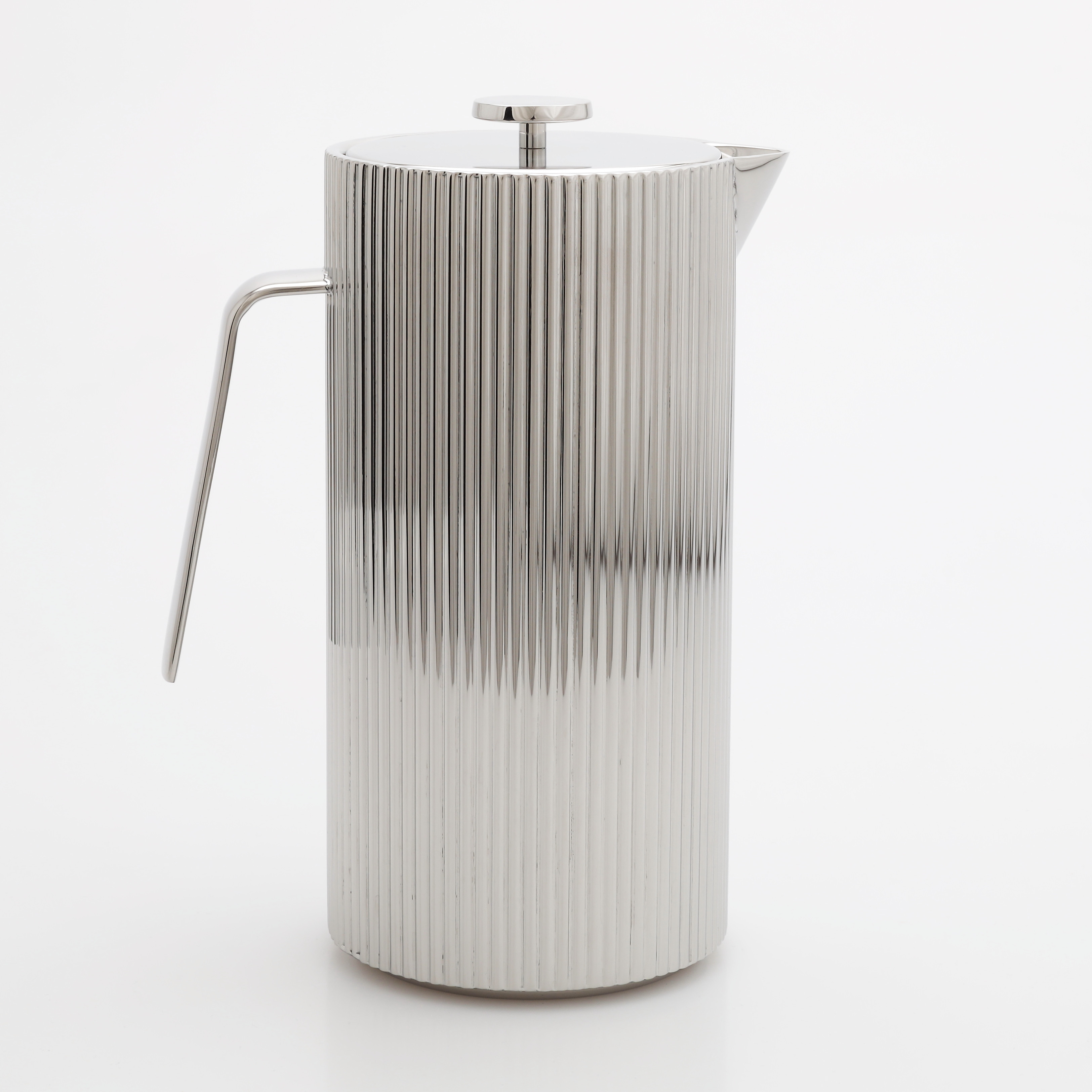 SIGVARD BERNADOTTE. Kaffepress, Rostfritt stål, Georg Jensen, Danmark.