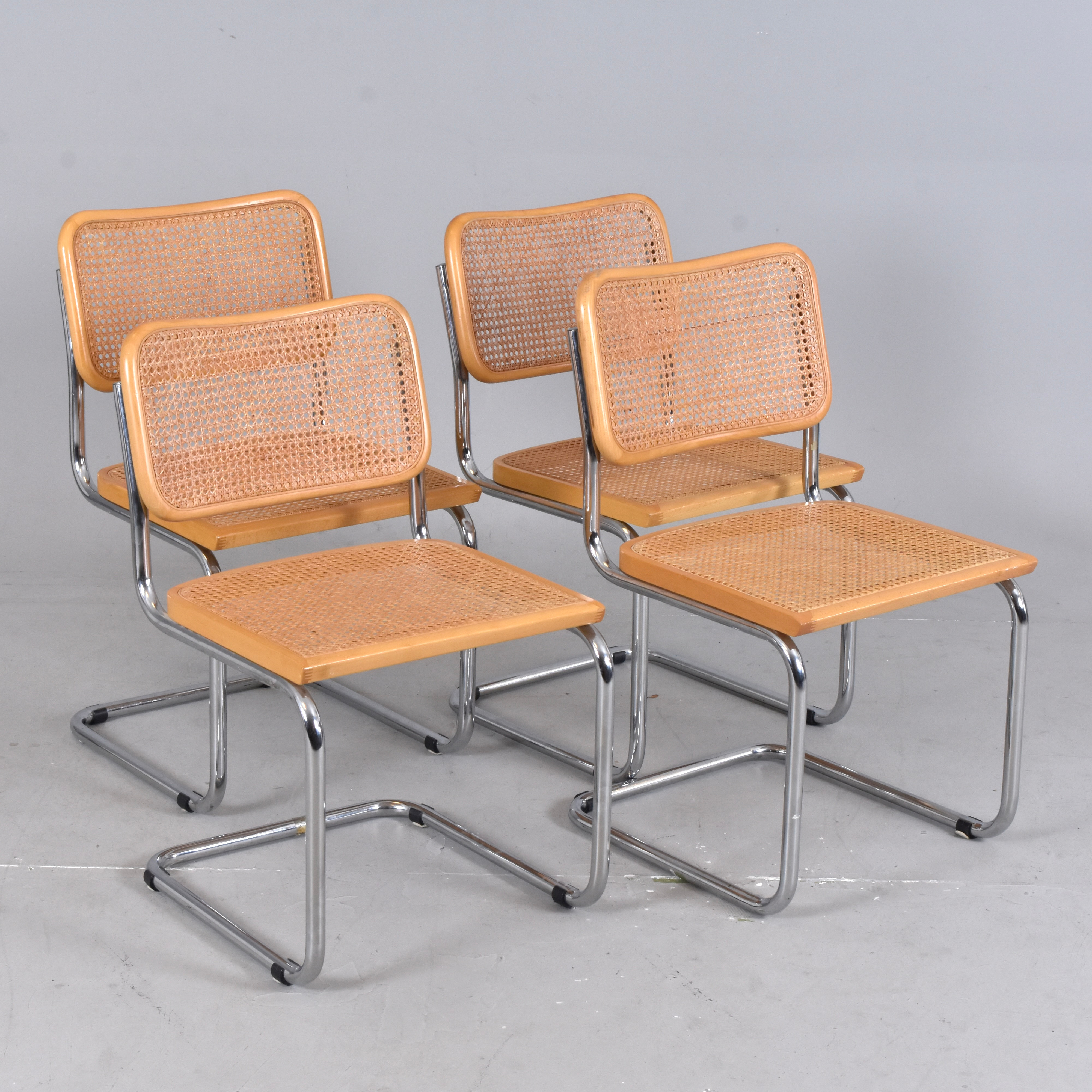 STOLAR, 4 stycken, Italien, Bauhausstil, 1900-talets senare del.