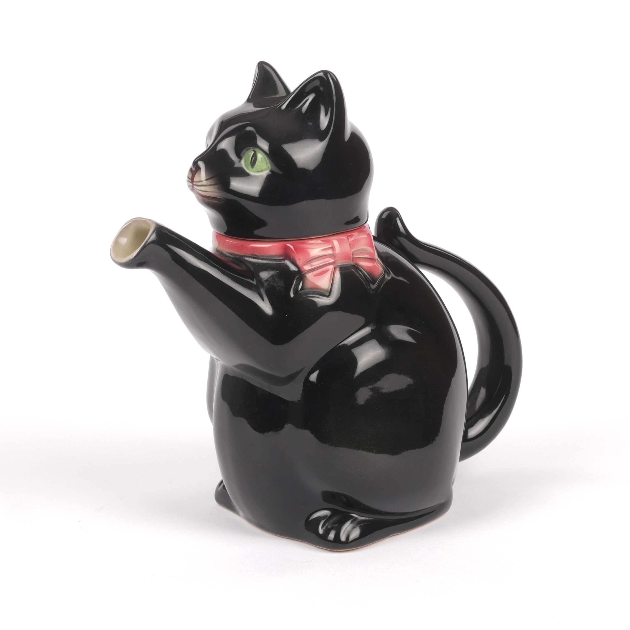 KANNA, i form av en katt, porslin, Cortendorf, 1950-tal.