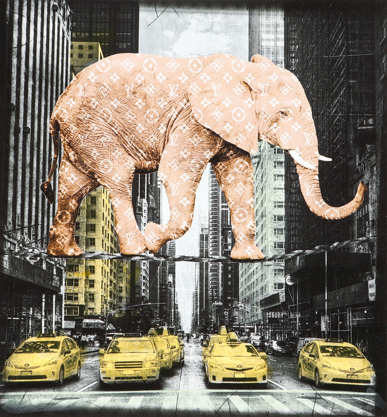 LARS TUNEBO. "High in New York, LV edition", pigment print, signerad och numrerad 38/50.