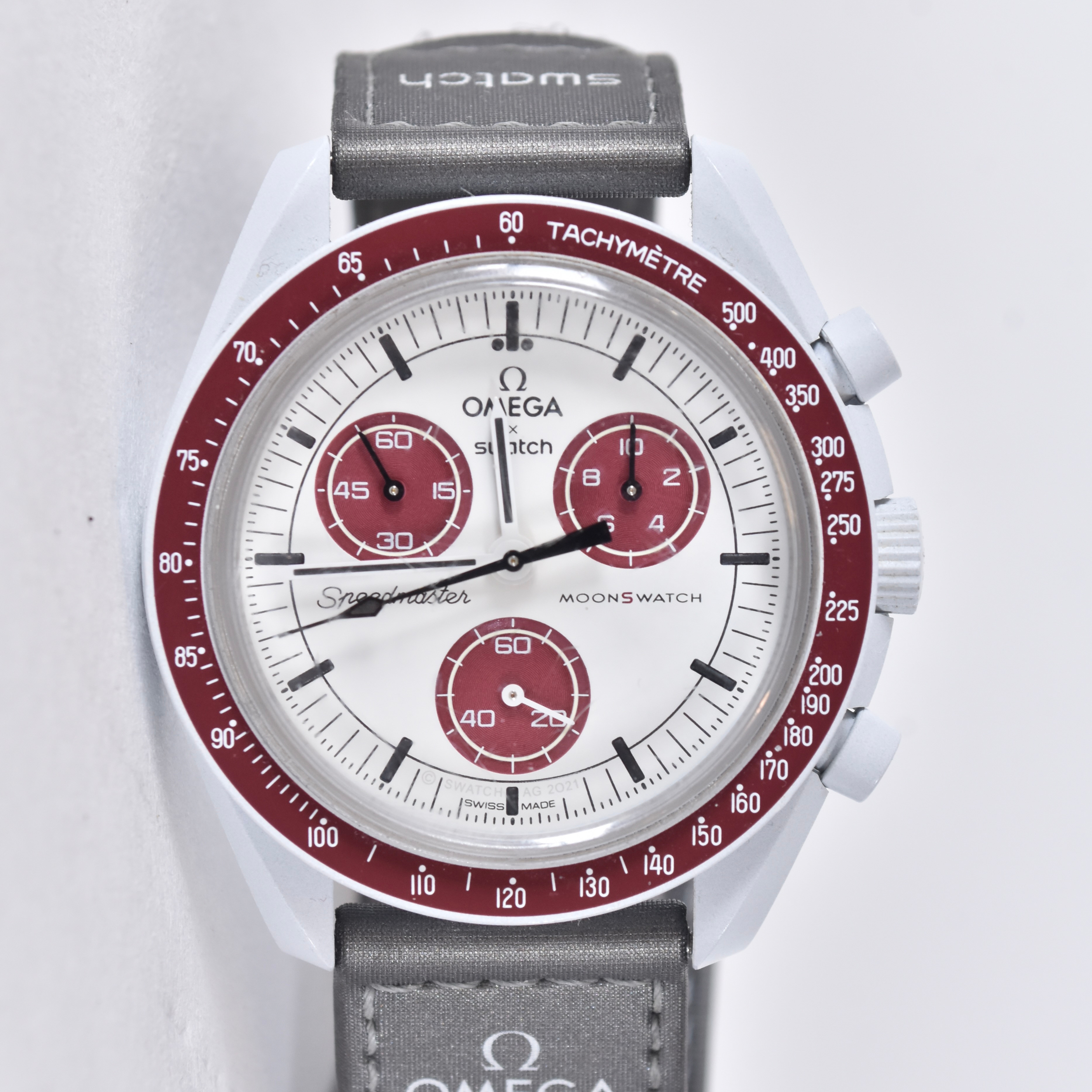 OMEGA / SWATCH. biokeramiskt armbandsur, MoonSwatch, Mission to Pluto.