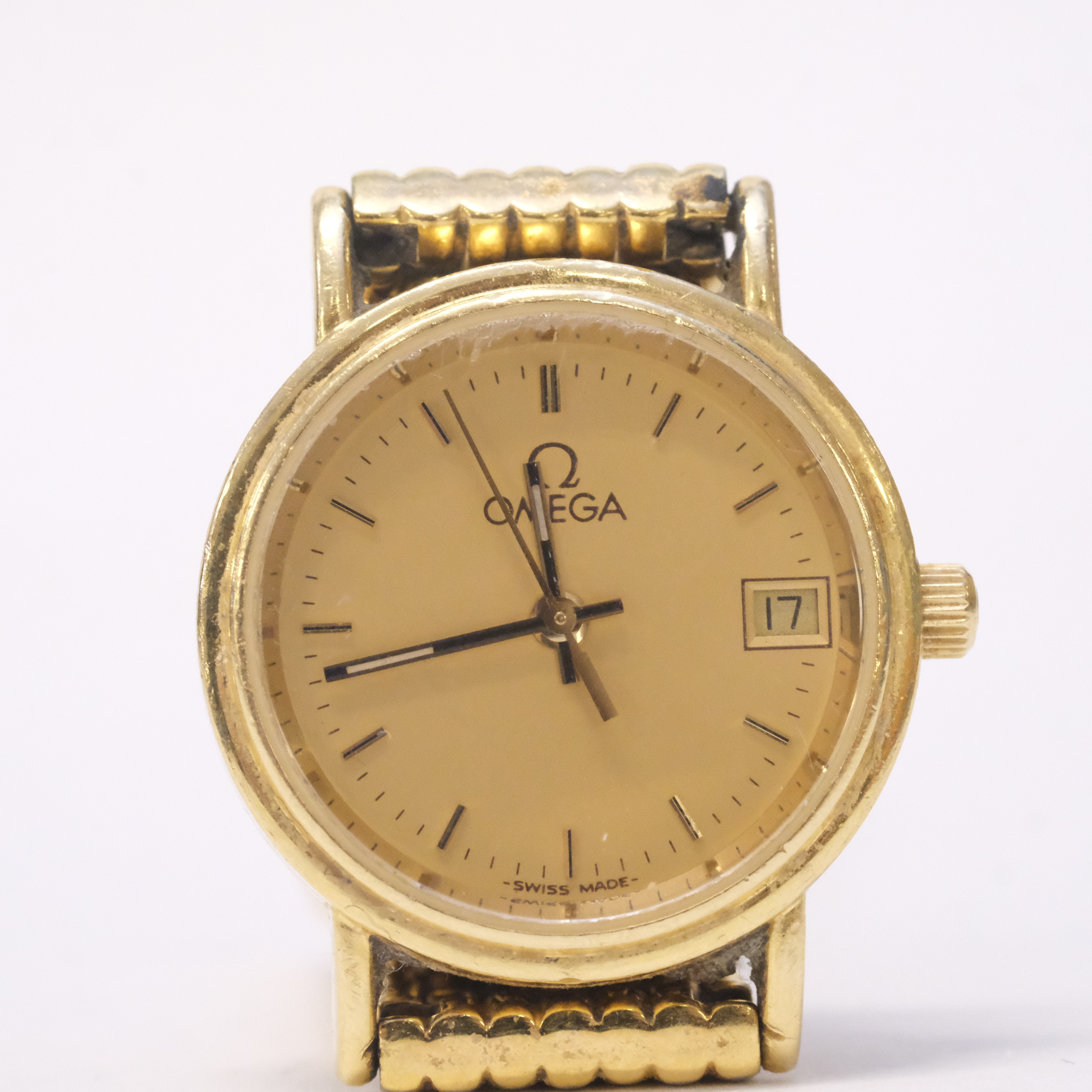 DAMARMBANDSUR, OMEGA, 18K GULD.