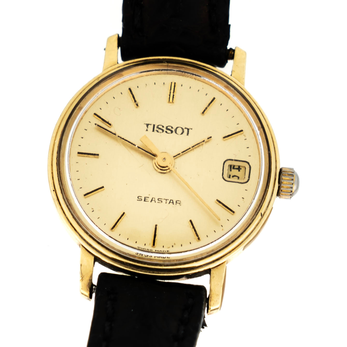 TISSOT. Armbandsur/ Damur, "Seastar", Guld 14K, 1900-tal.