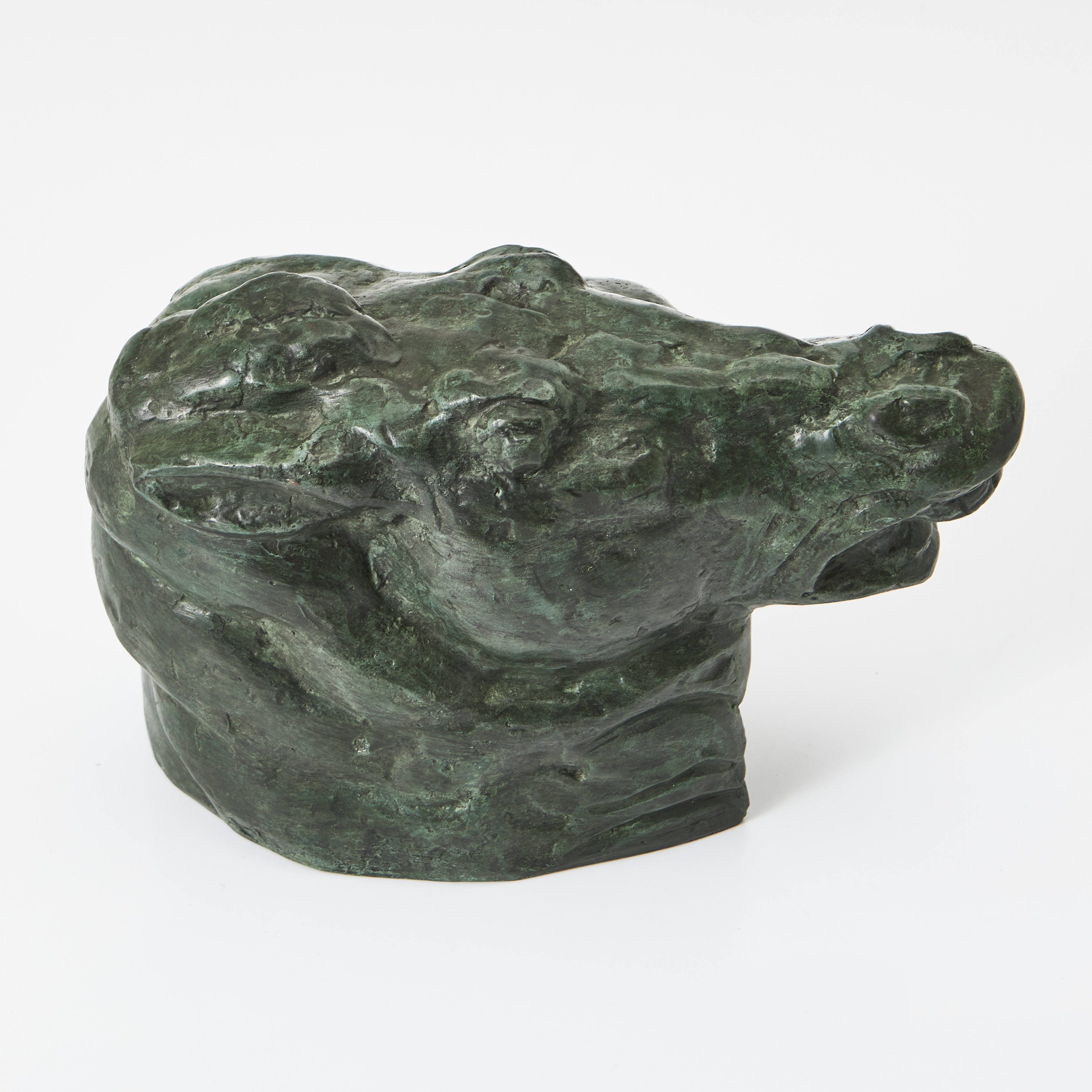 CARL MILLES. Efter. Hästhuvud (detalj av "Sårad Häst").