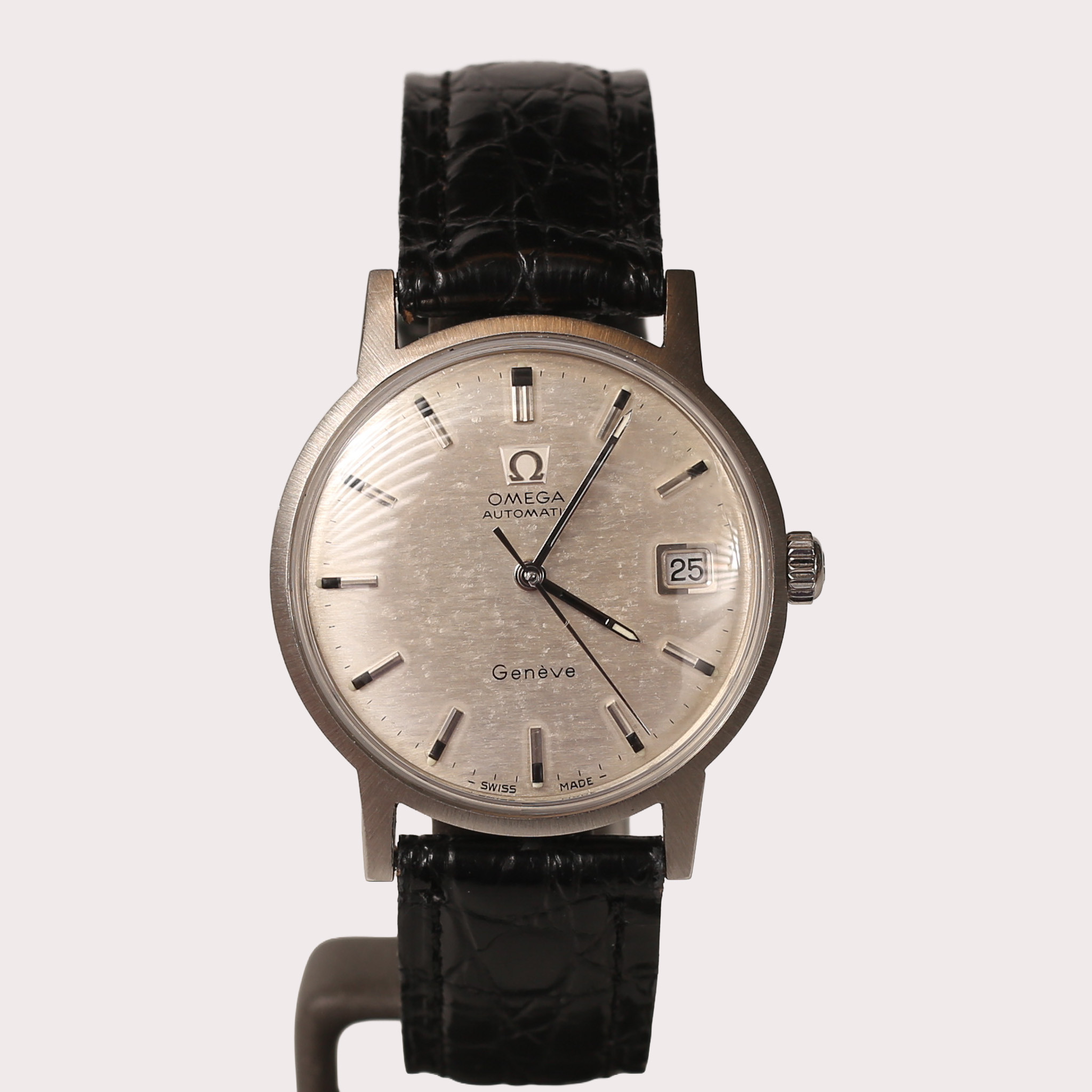 ARMBANDSUR Omega Geneve, stål ca 1970.