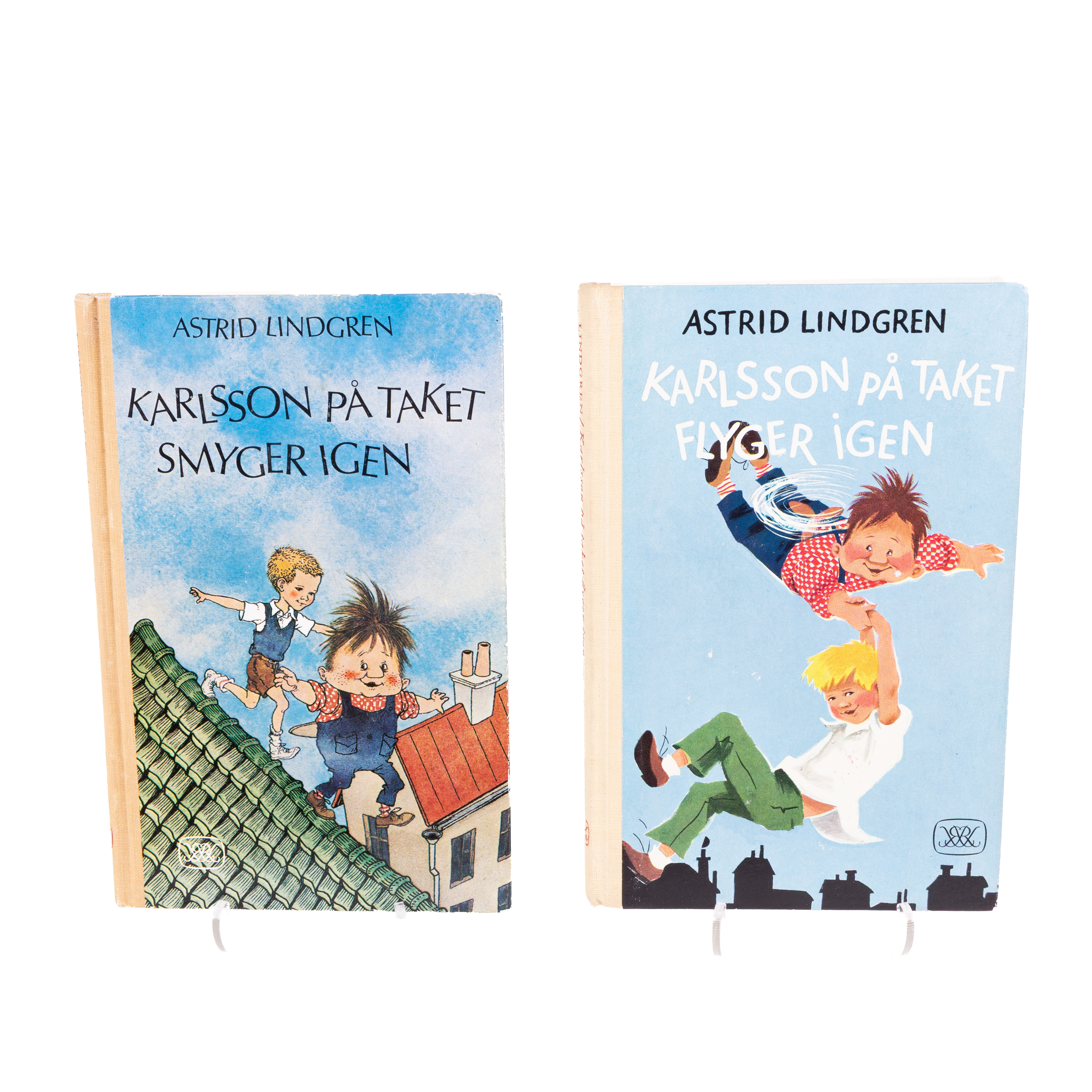 ASTRID LINDGREN, Karlsson på taket, första upplaga, 1962, 1968.