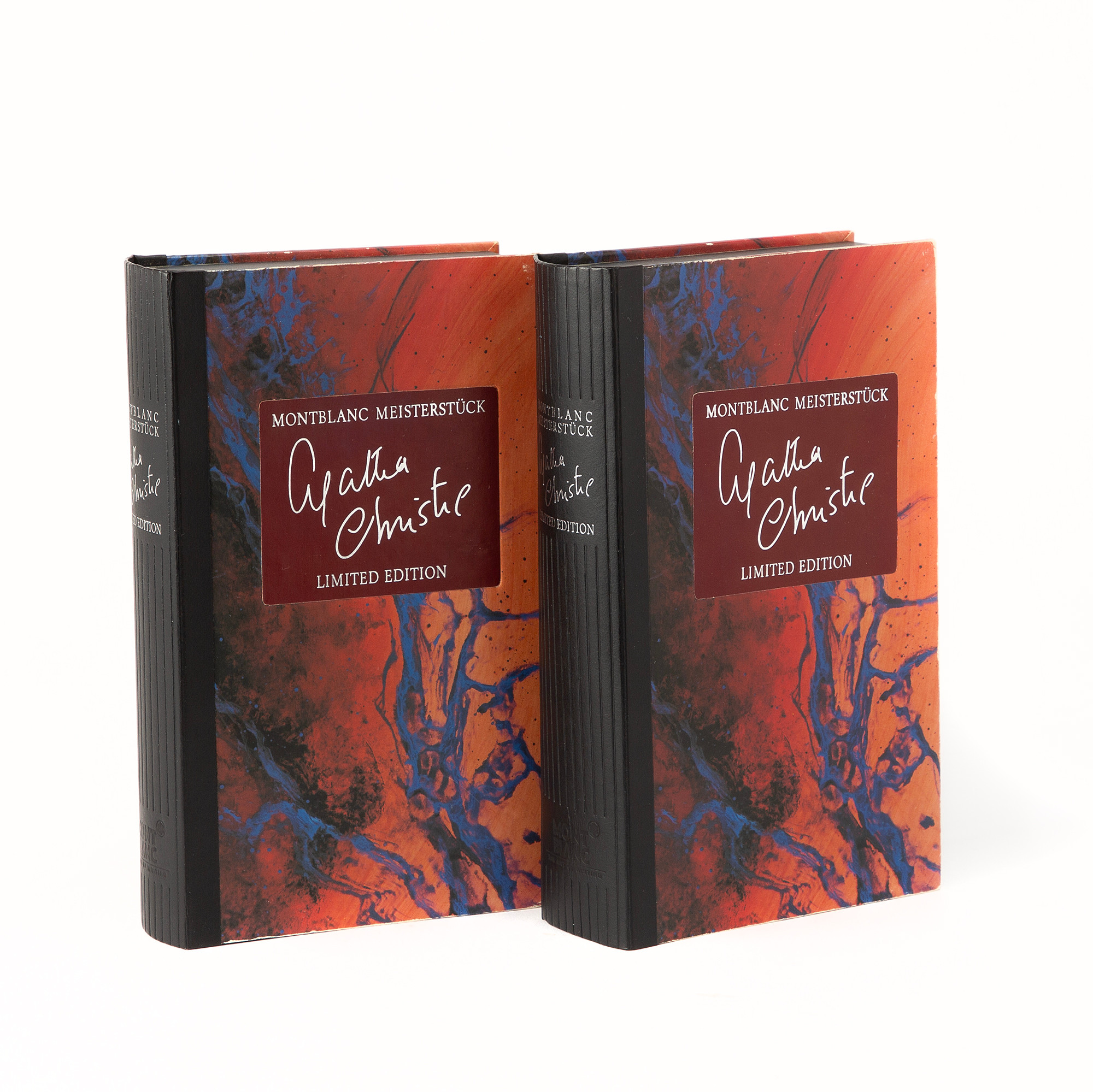 MONTBLANC, pennor, 3 st, Meisterstück, Agatha Christie Limited Edition, 1993.