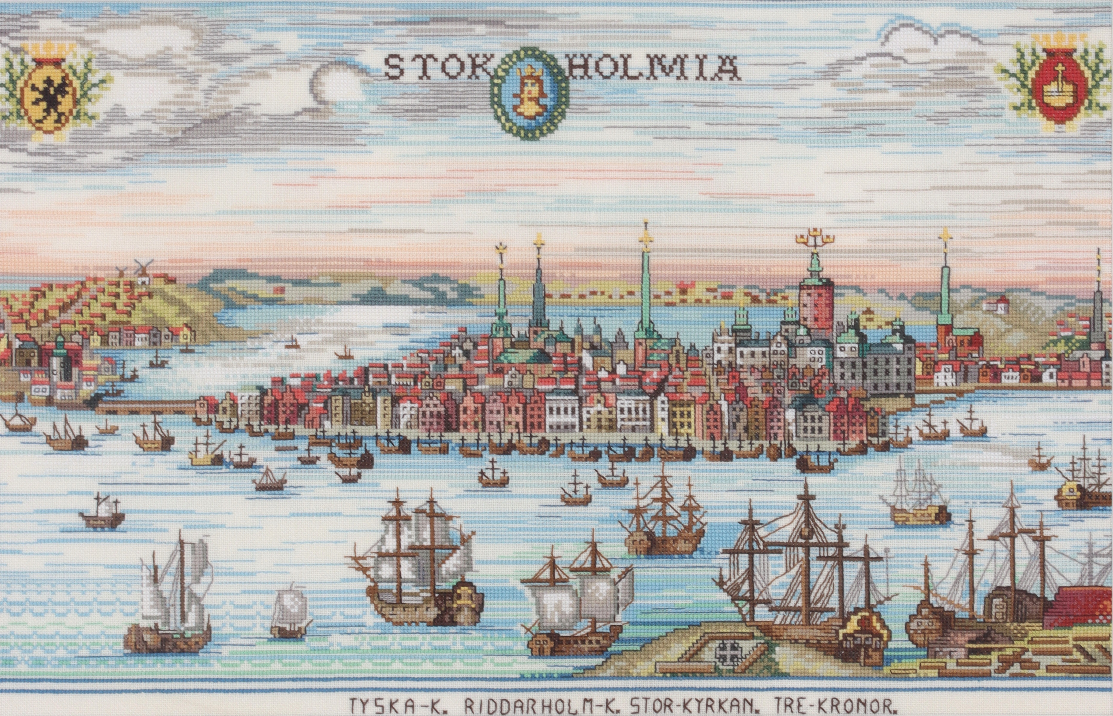 BRODYR, Stockholmia, efter Erik Dahlberg.