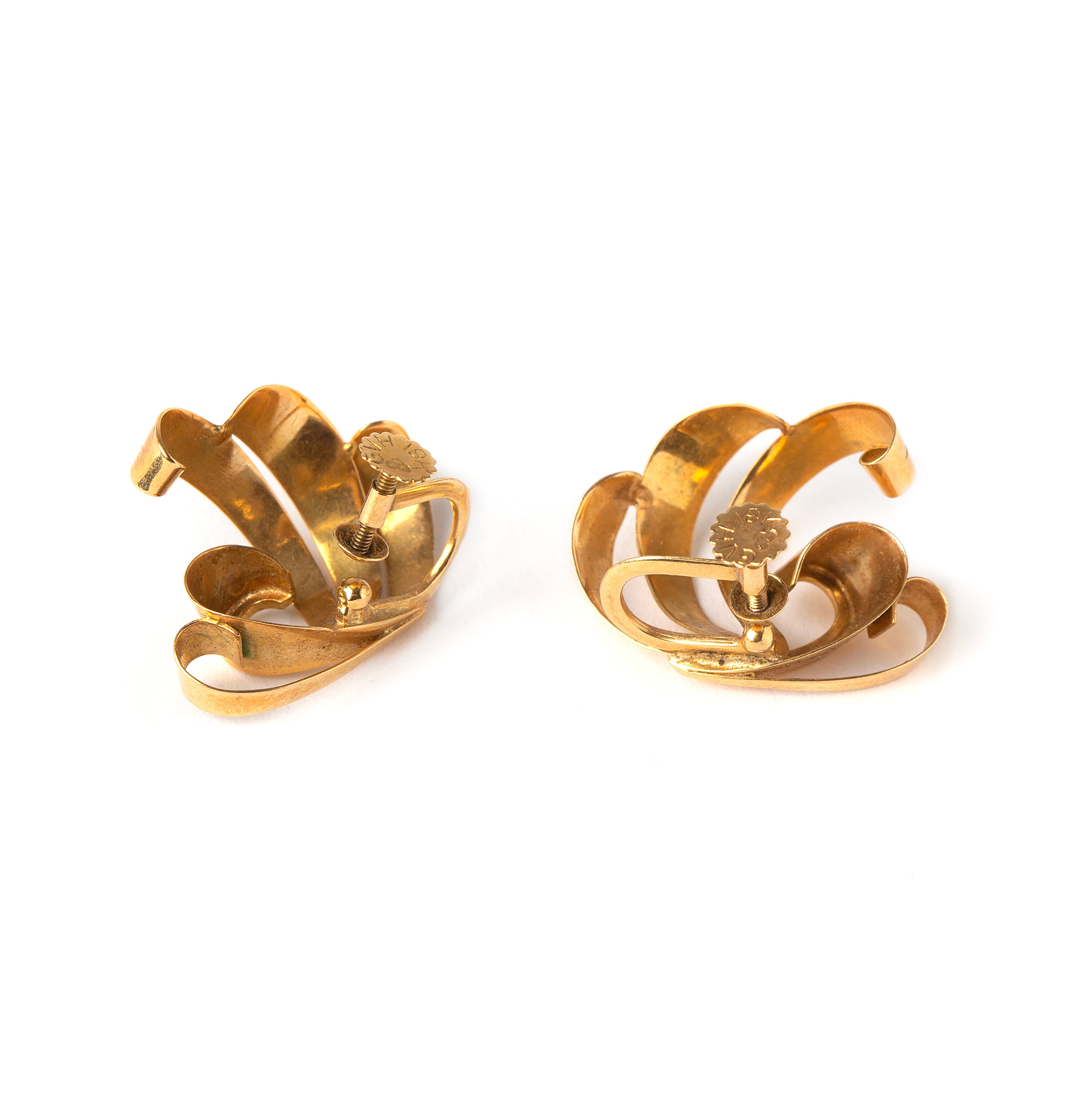 ÖRHÄNGEN, 18K guld, GVH, Stockholm.