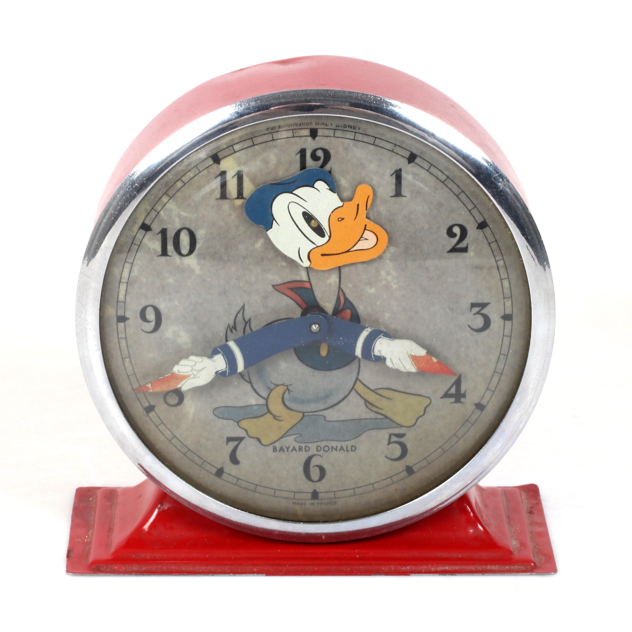VÄCKARKLOCKA, Walt Disney, Bayard Donald, Frankrike.