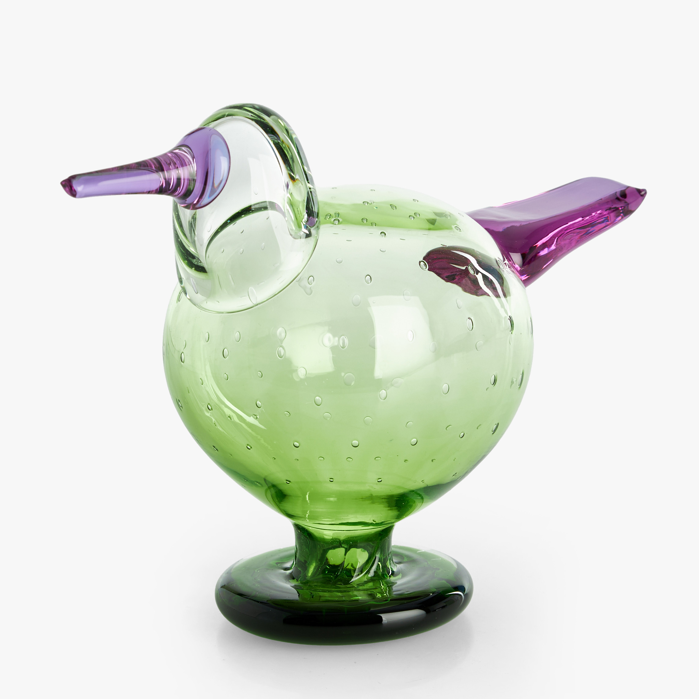 OIVA TOIKKA (FINLAND, 1931–2019). "Evening Bird", Glasfågel, signerad "Iittala Scope 256". Med originalkartong.
